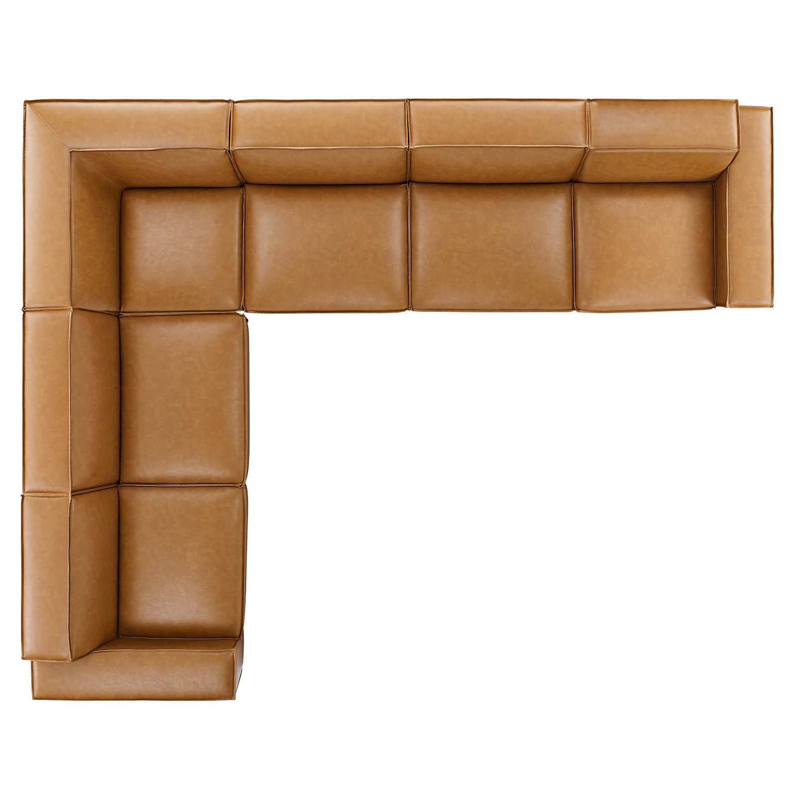 Restore 6-Piece Vegan Leather Sectional Sofa