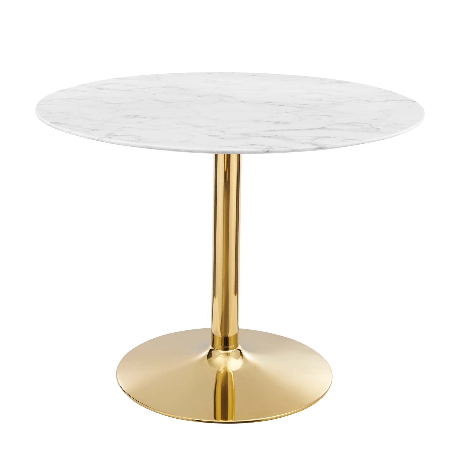 Verne 40" Artificial Marble Dining Table - East Shore Modern Home Furnishings