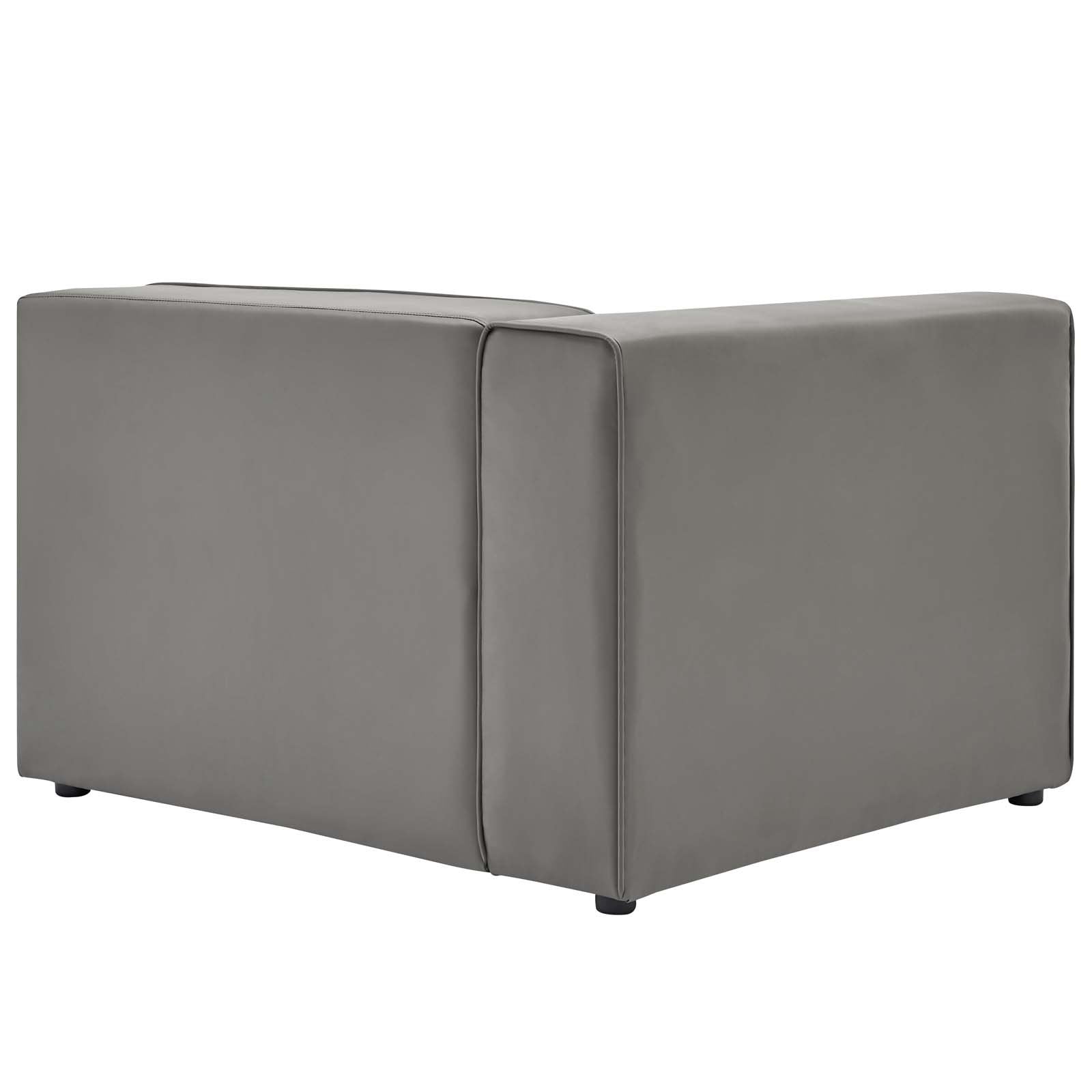 Mingle Vegan Leather 8-Piece Sectional Sofa Set - East Shore Modern Home Furnishings