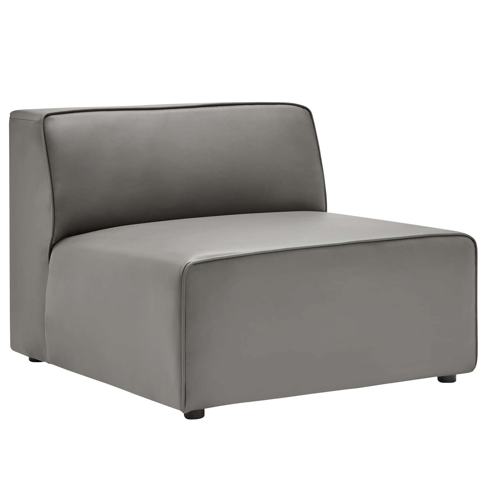 Mingle Vegan Leather 8-Piece Sectional Sofa Set - East Shore Modern Home Furnishings