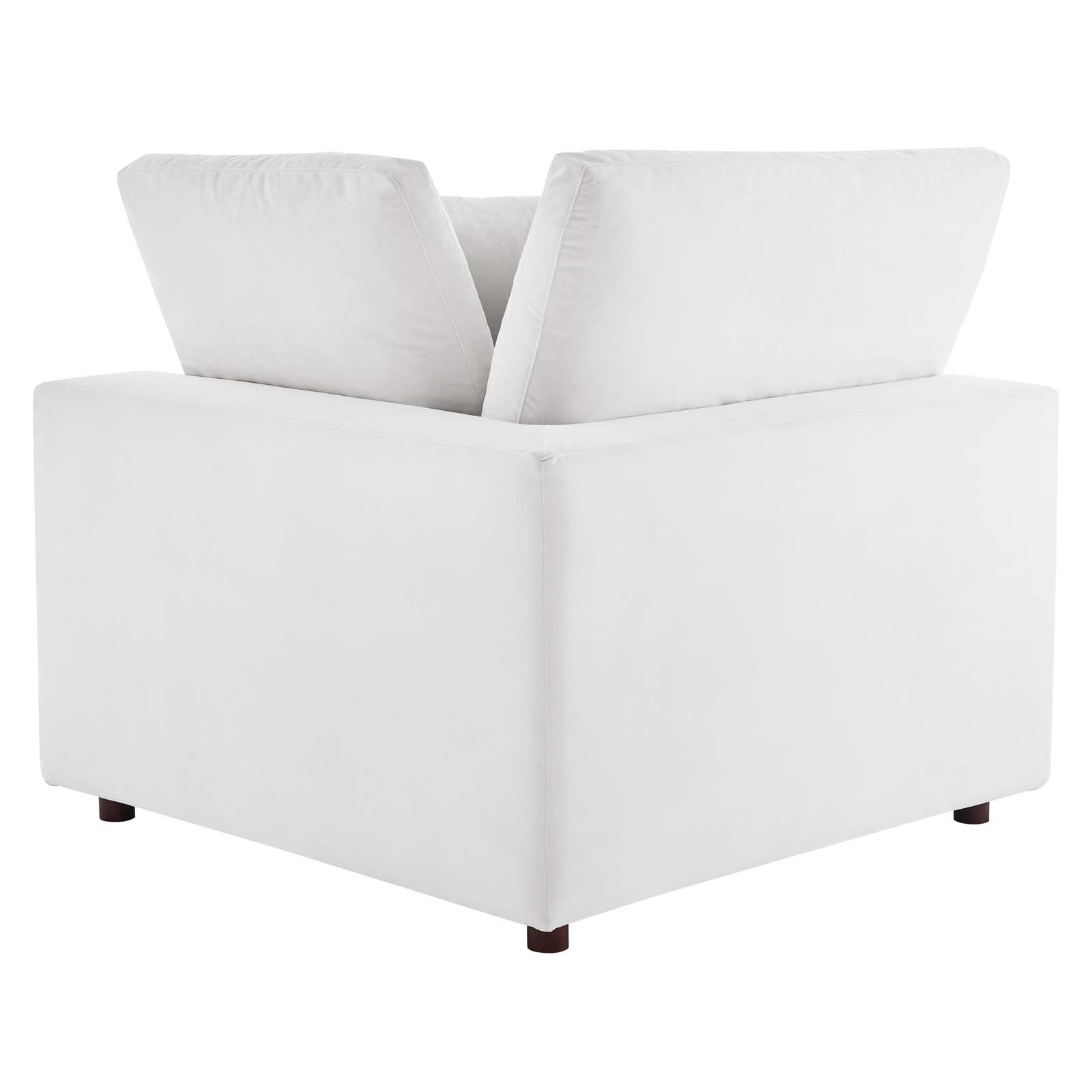 Commix Down Filled Overstuffed Performance Velvet Loveseat - East Shore Modern Home Furnishings