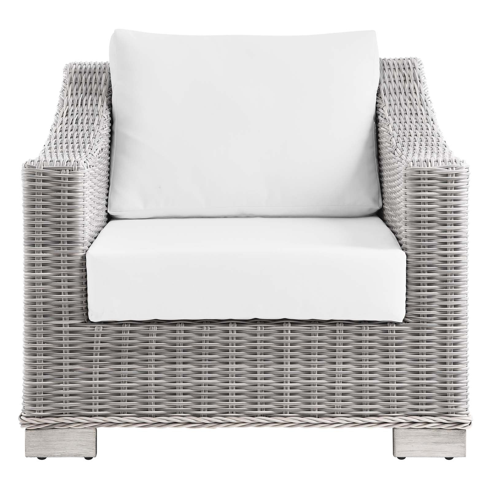 Conway Outdoor Patio Wicker Rattan Armchair - East Shore Modern Home Furnishings
