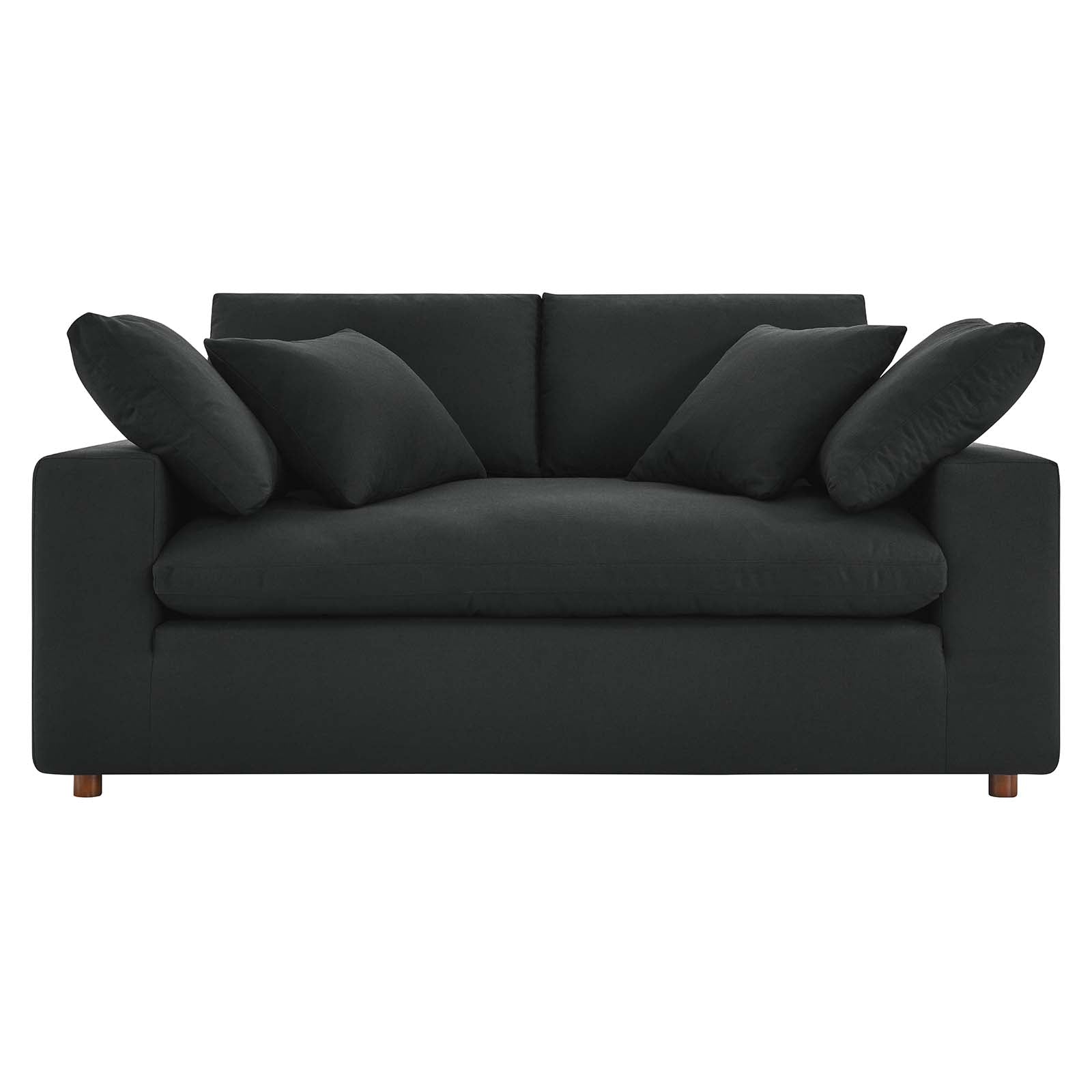 Commix Down Filled Overstuffed Loveseat - East Shore Modern Home Furnishings