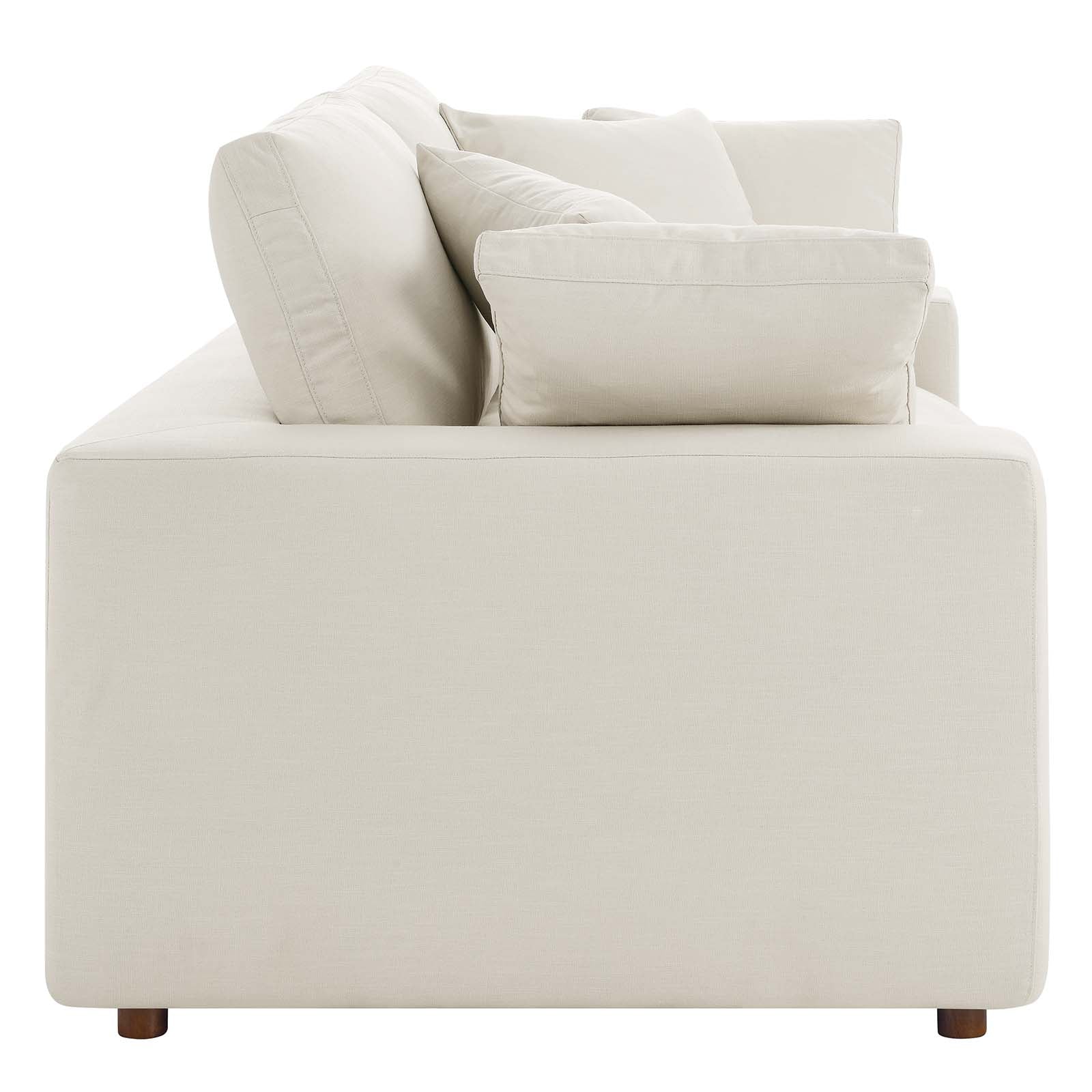 Commix Down Filled Overstuffed Loveseat - East Shore Modern Home Furnishings