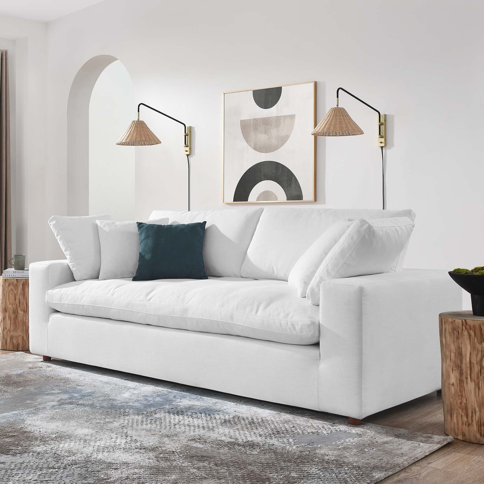 Commix Down Filled Overstuffed Sofa - East Shore Modern Home Furnishings