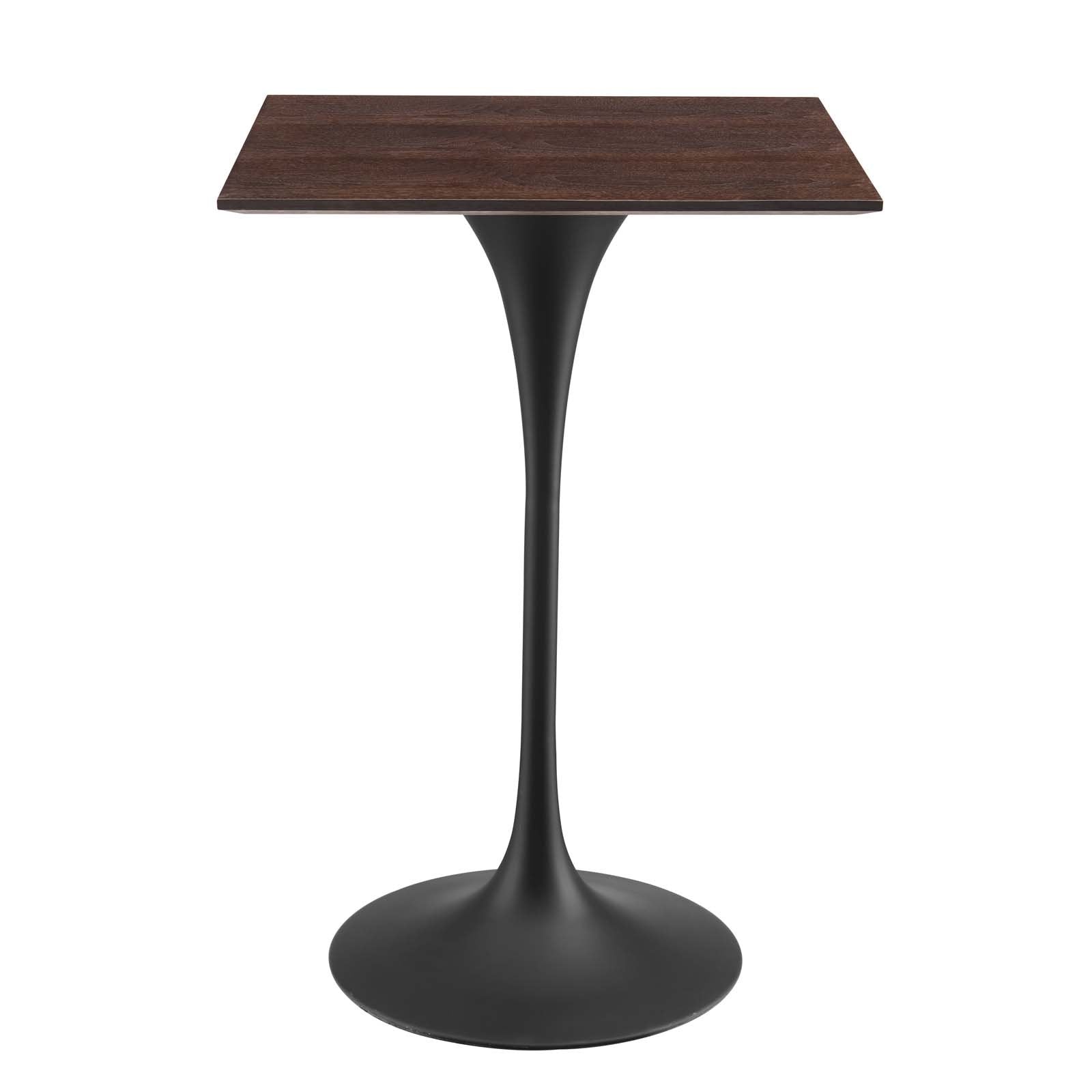 Lippa 28" Square Wood Bar Table