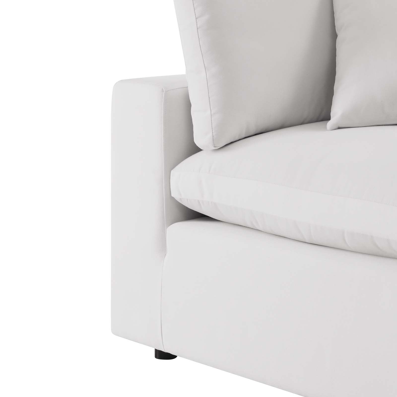 Commix Overstuffed Outdoor Patio Corner Chair - East Shore Modern Home Furnishings