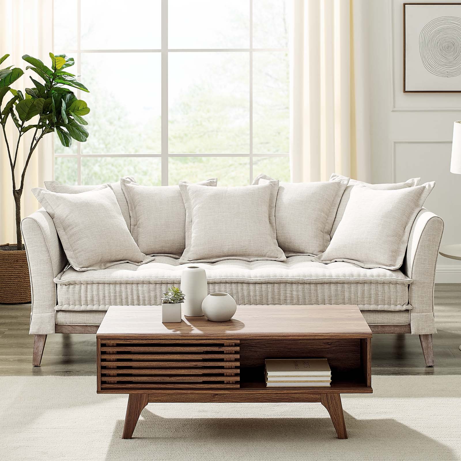 Rowan Fabric Sofa - East Shore Modern Home Furnishings