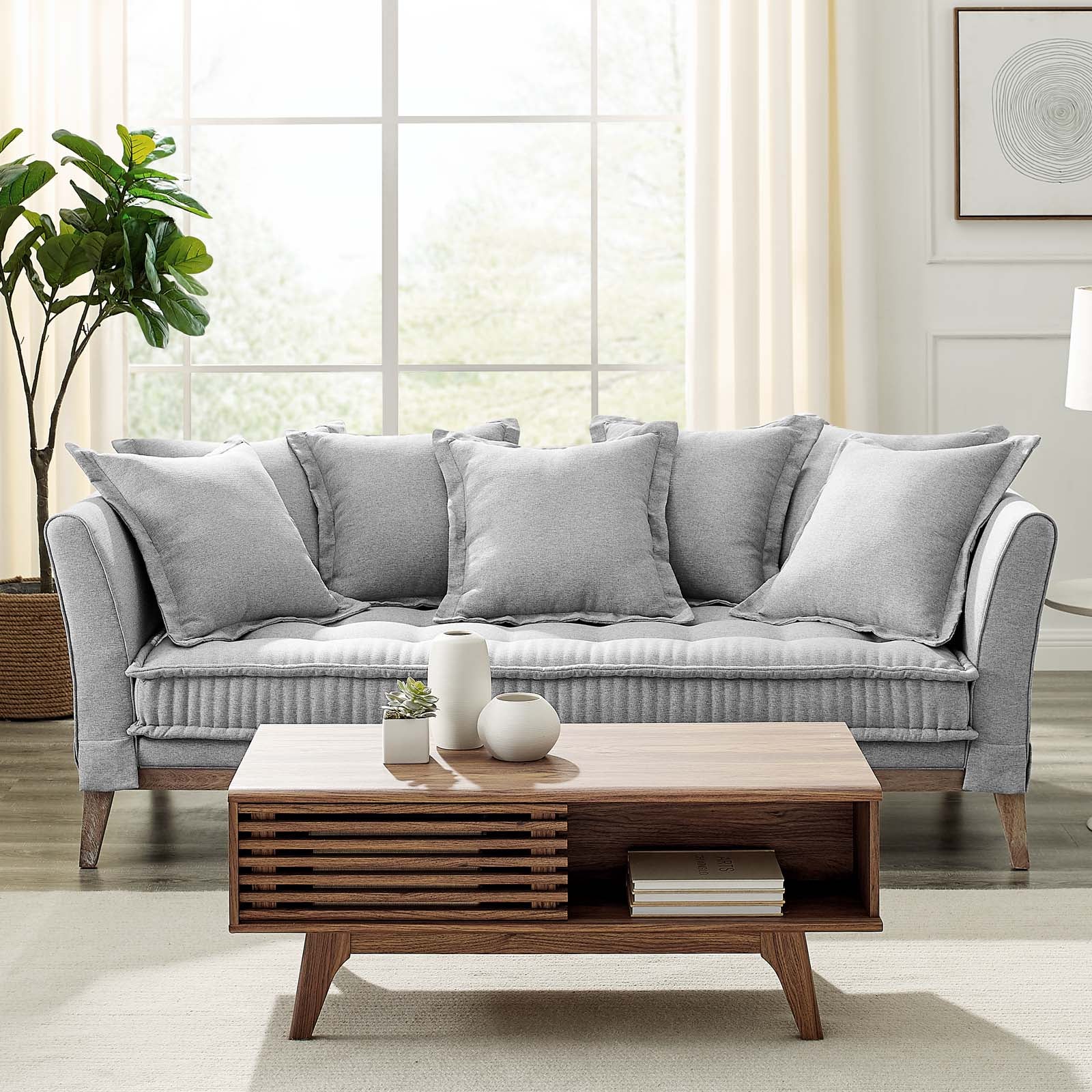 Rowan Fabric Sofa - East Shore Modern Home Furnishings