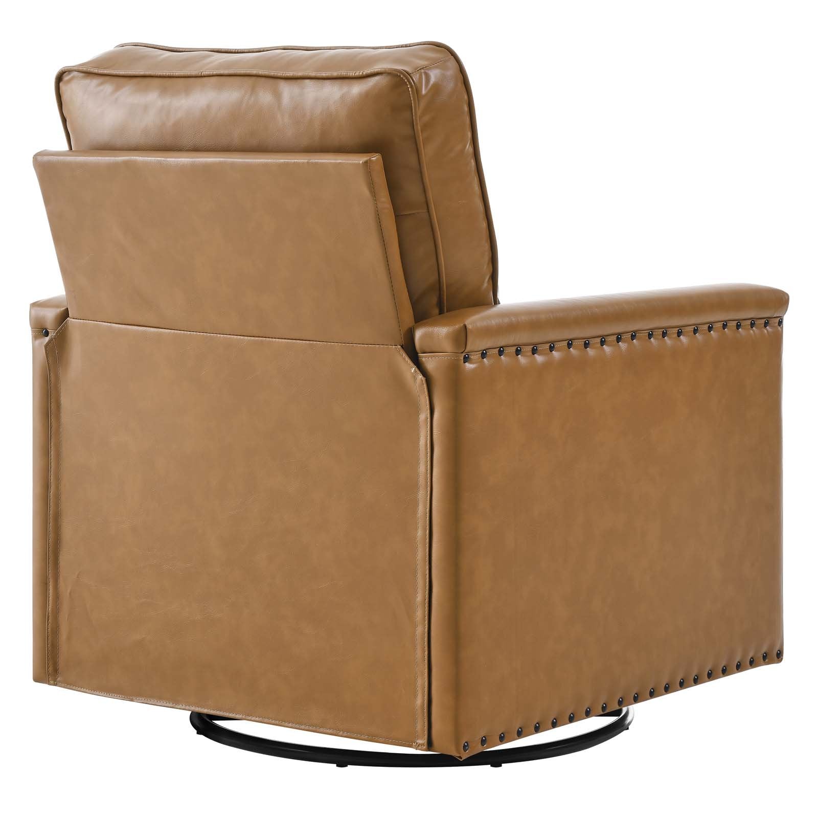 Ashton Vegan Leather Swivel Chair