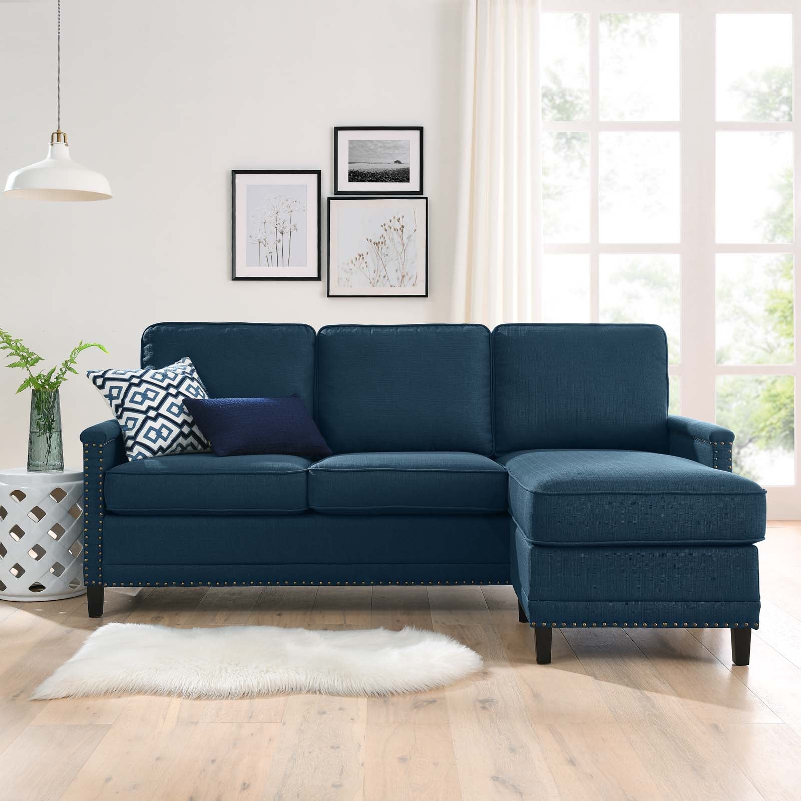 Ashton Upholstered Fabric Sectional Sofa - East Shore Modern Home Furnishings