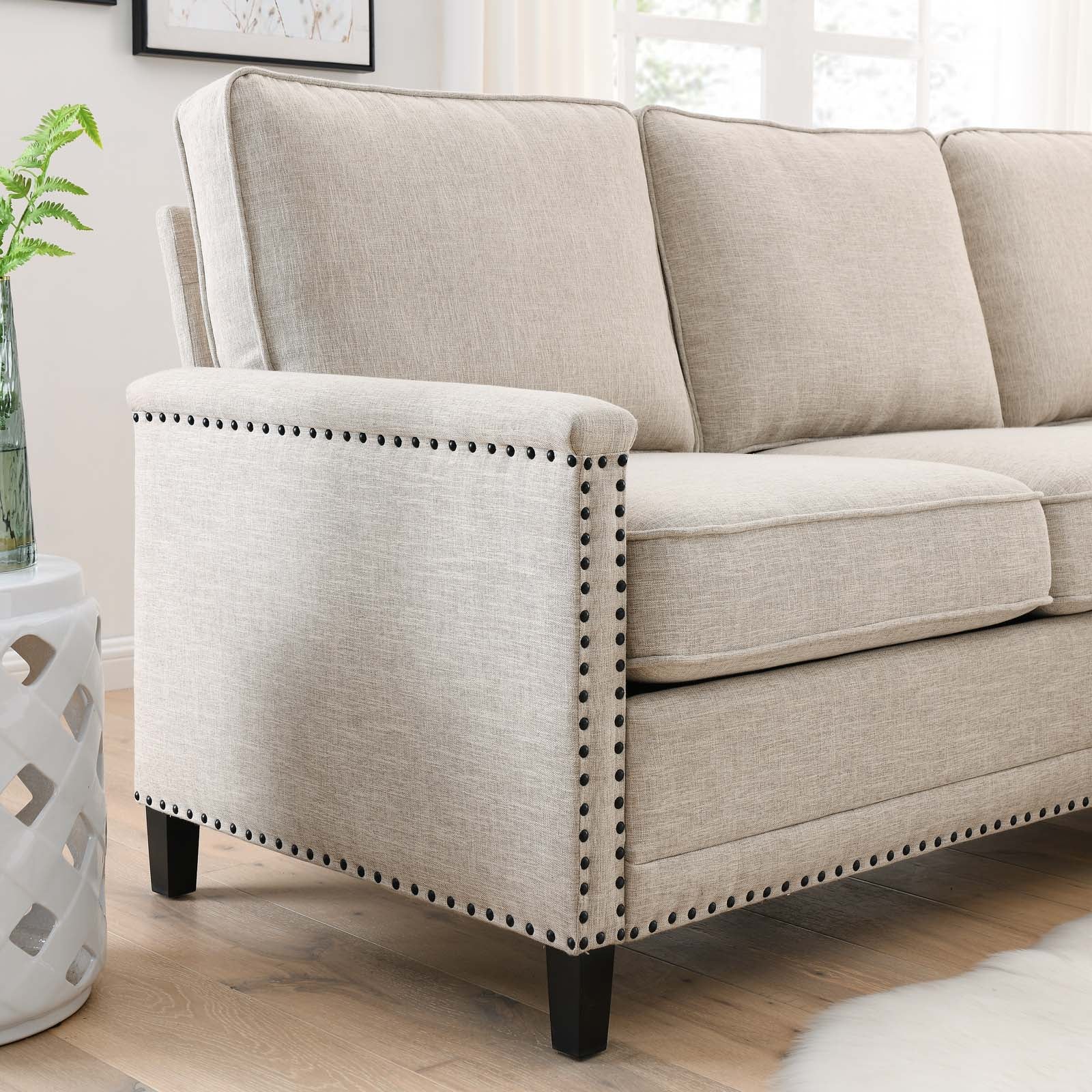 Ashton Upholstered Fabric Sectional Sofa