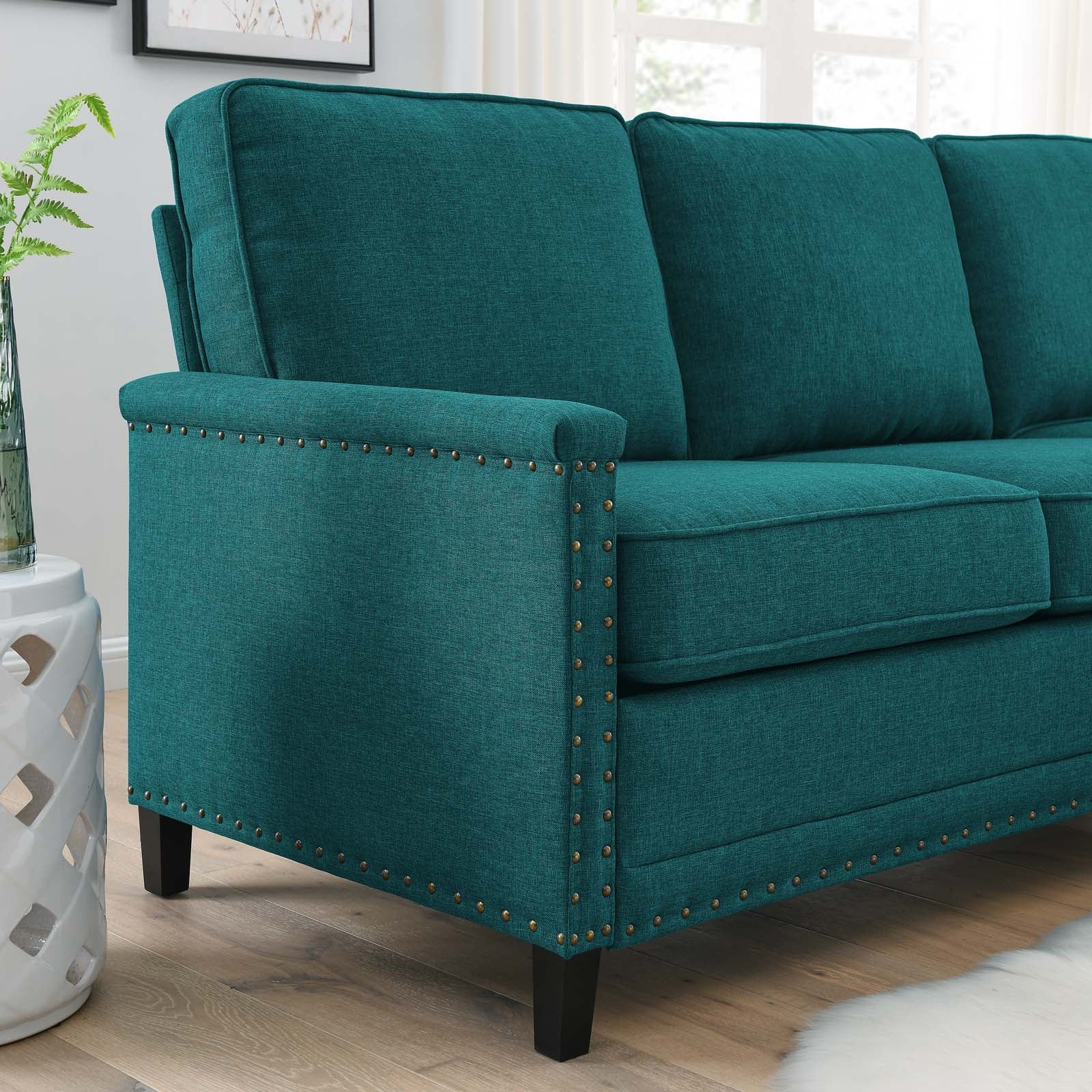 Ashton Upholstered Fabric Sectional Sofa