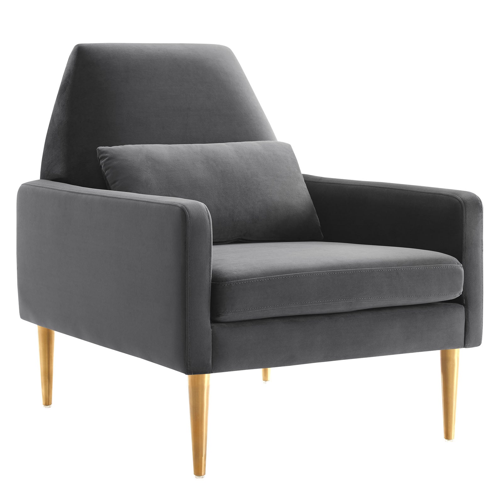 Liliana Performance Velvet Armchair - East Shore Modern Home Furnishings