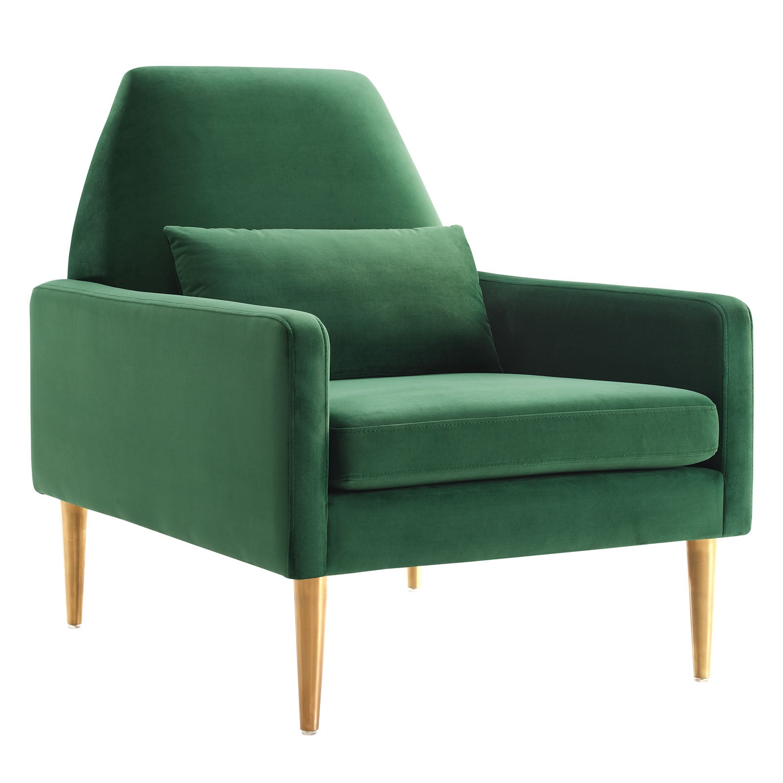 Liliana Performance Velvet Armchair - East Shore Modern Home Furnishings