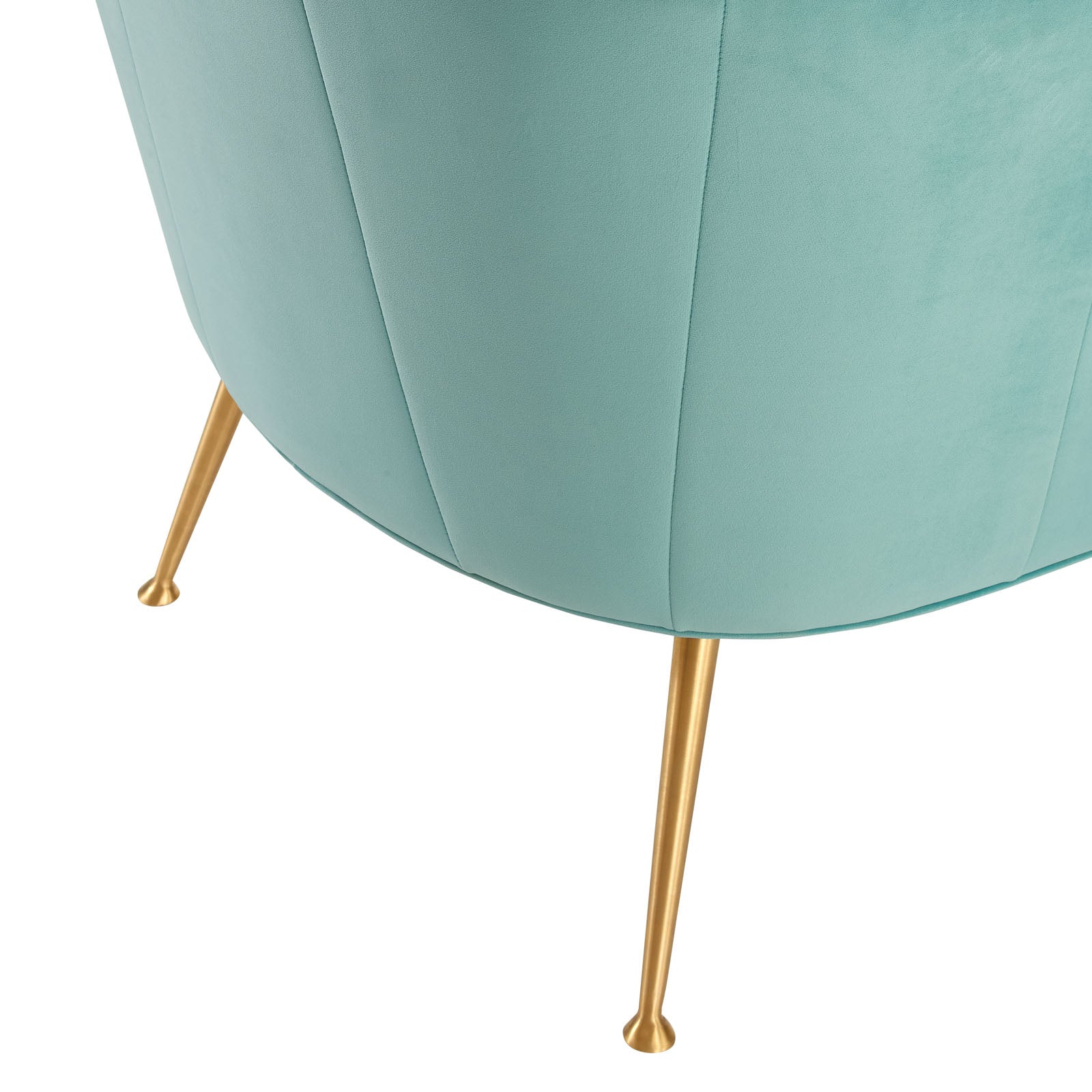 Veronica Channel Tufted Performance Velvet Armchair - East Shore Modern Home Furnishings