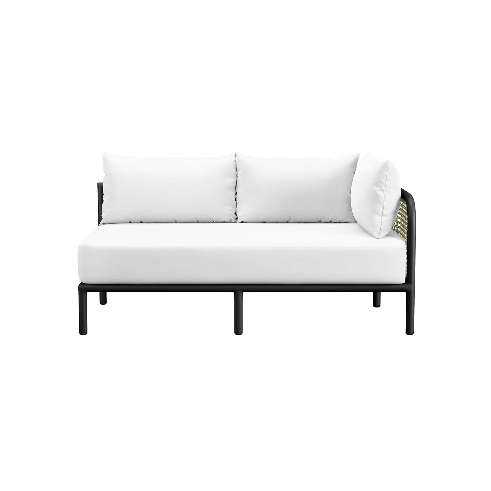 Hanalei Outdoor Patio Right-Arm Loveseat - East Shore Modern Home Furnishings