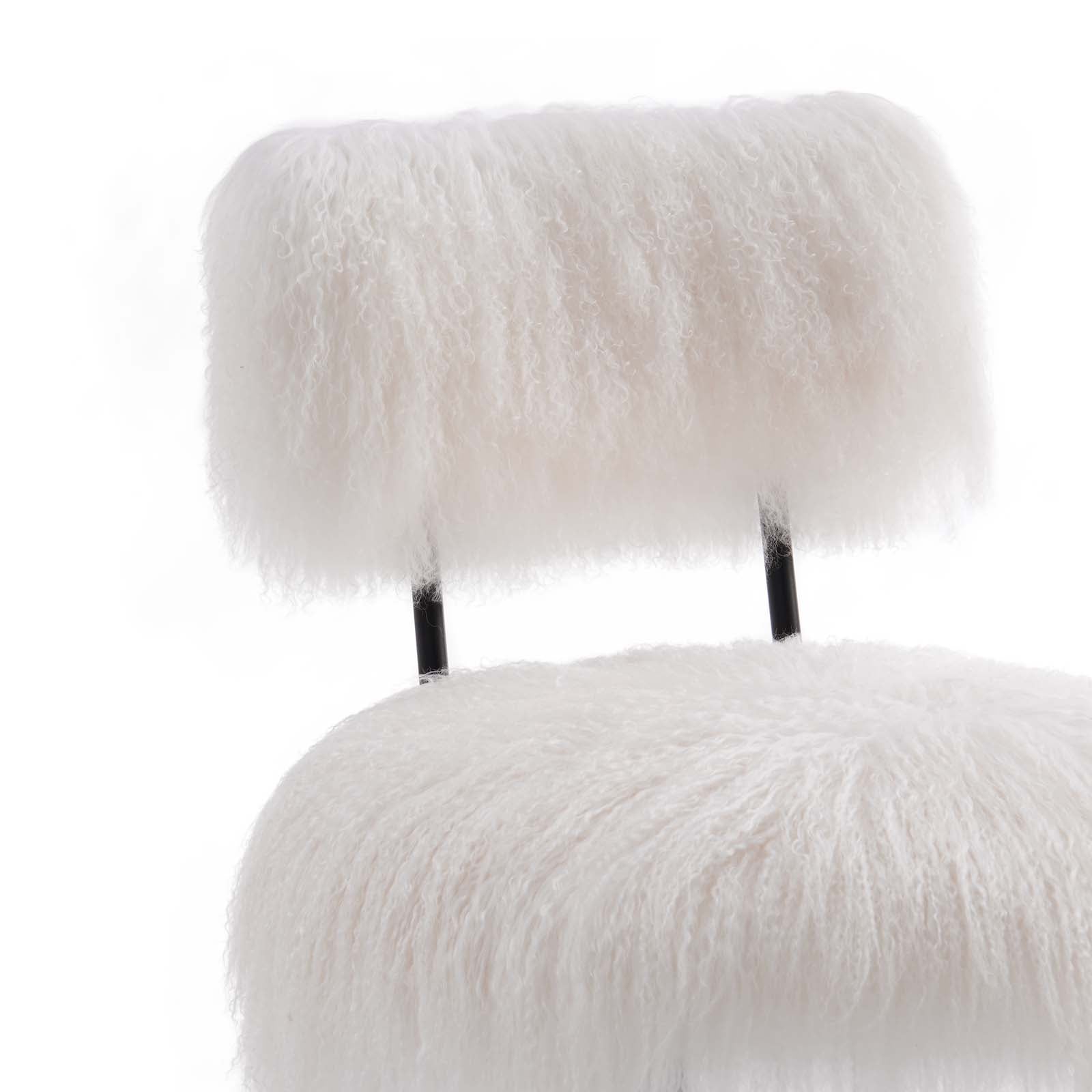 Skylar Sheepskin Chair - East Shore Modern Home Furnishings