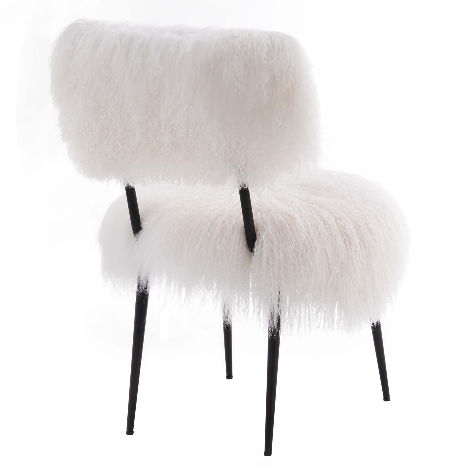 Skylar Sheepskin Chair - East Shore Modern Home Furnishings