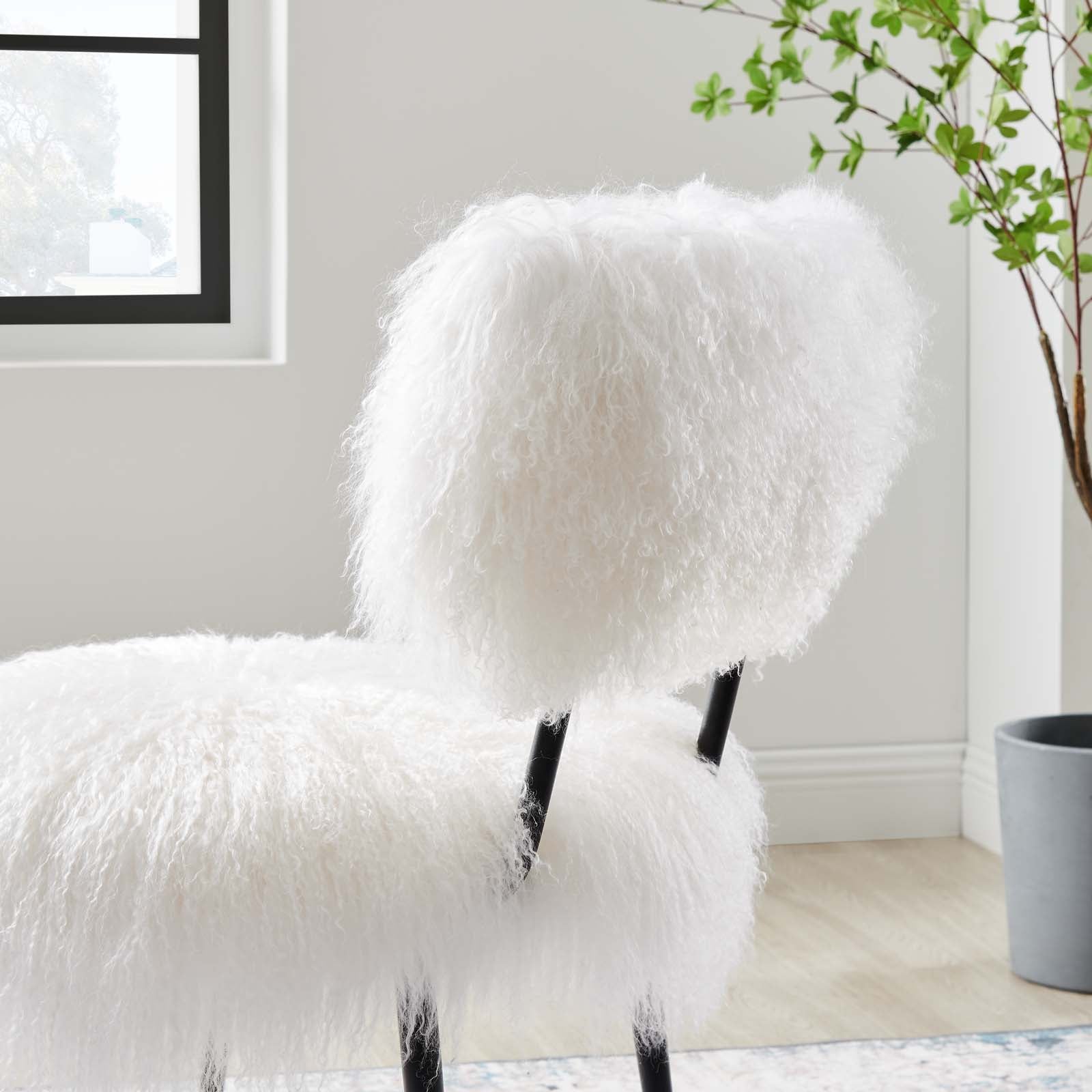 Skylar Sheepskin Chair - East Shore Modern Home Furnishings