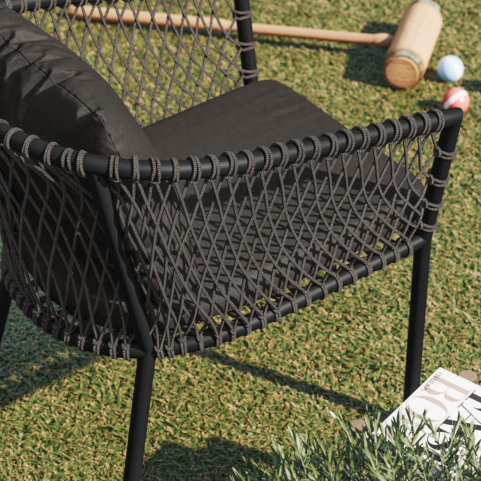 Sailor Outdoor Patio Dining Armchair - East Shore Modern Home Furnishings