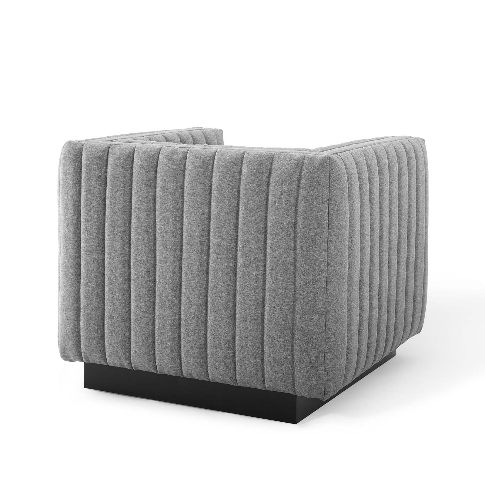 Conjure Tufted Armchair Upholstered Fabric Set of 2 - East Shore Modern Home Furnishings