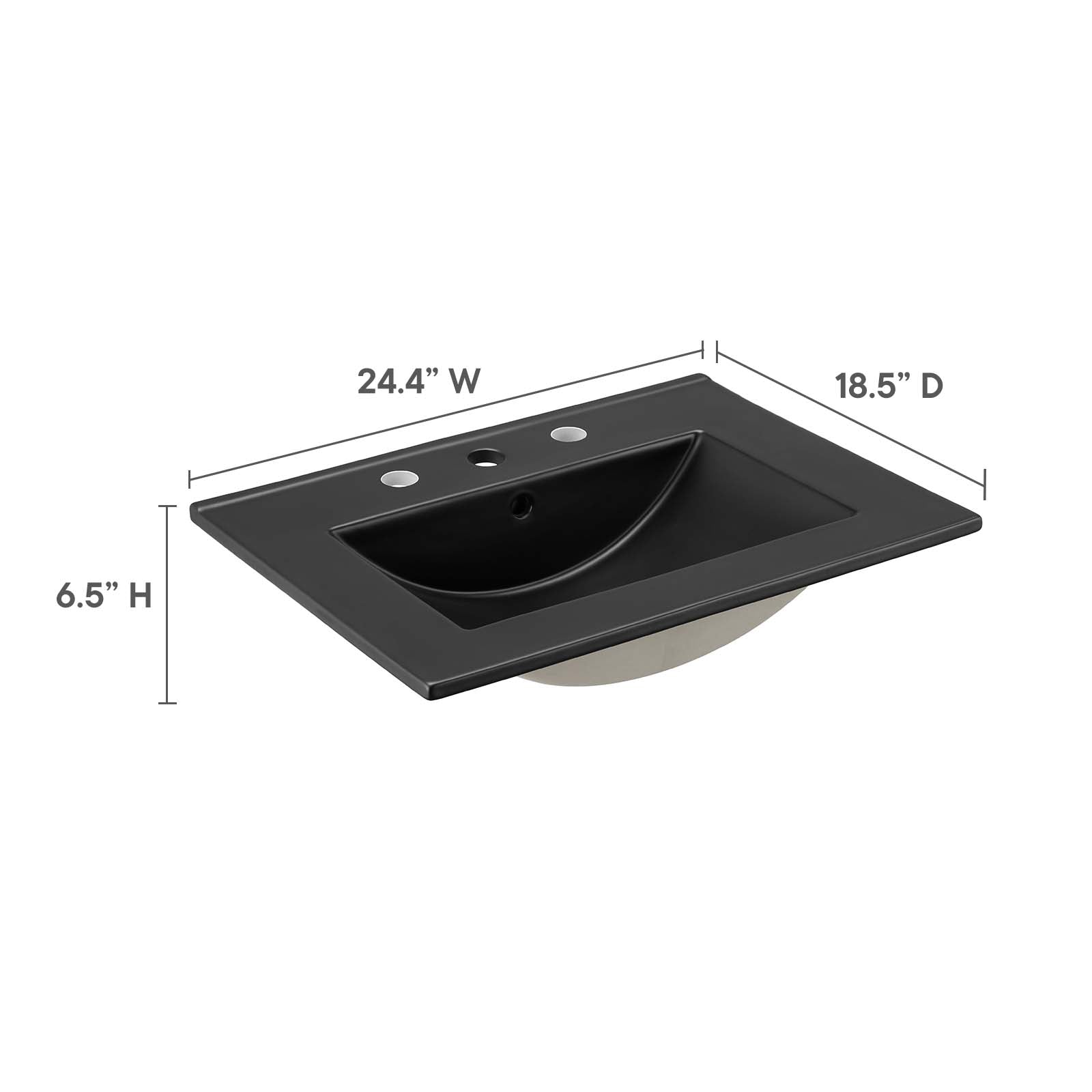 Cayman 24" Bathroom Sink - East Shore Modern Home Furnishings