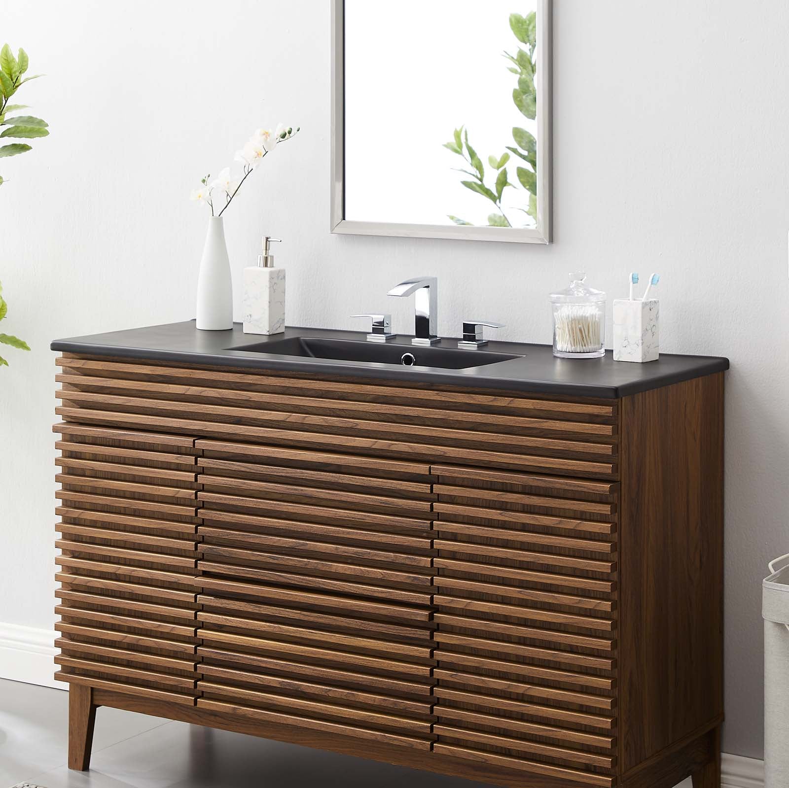 Cayman 48" Single Basin Bathroom Sink - East Shore Modern Home Furnishings