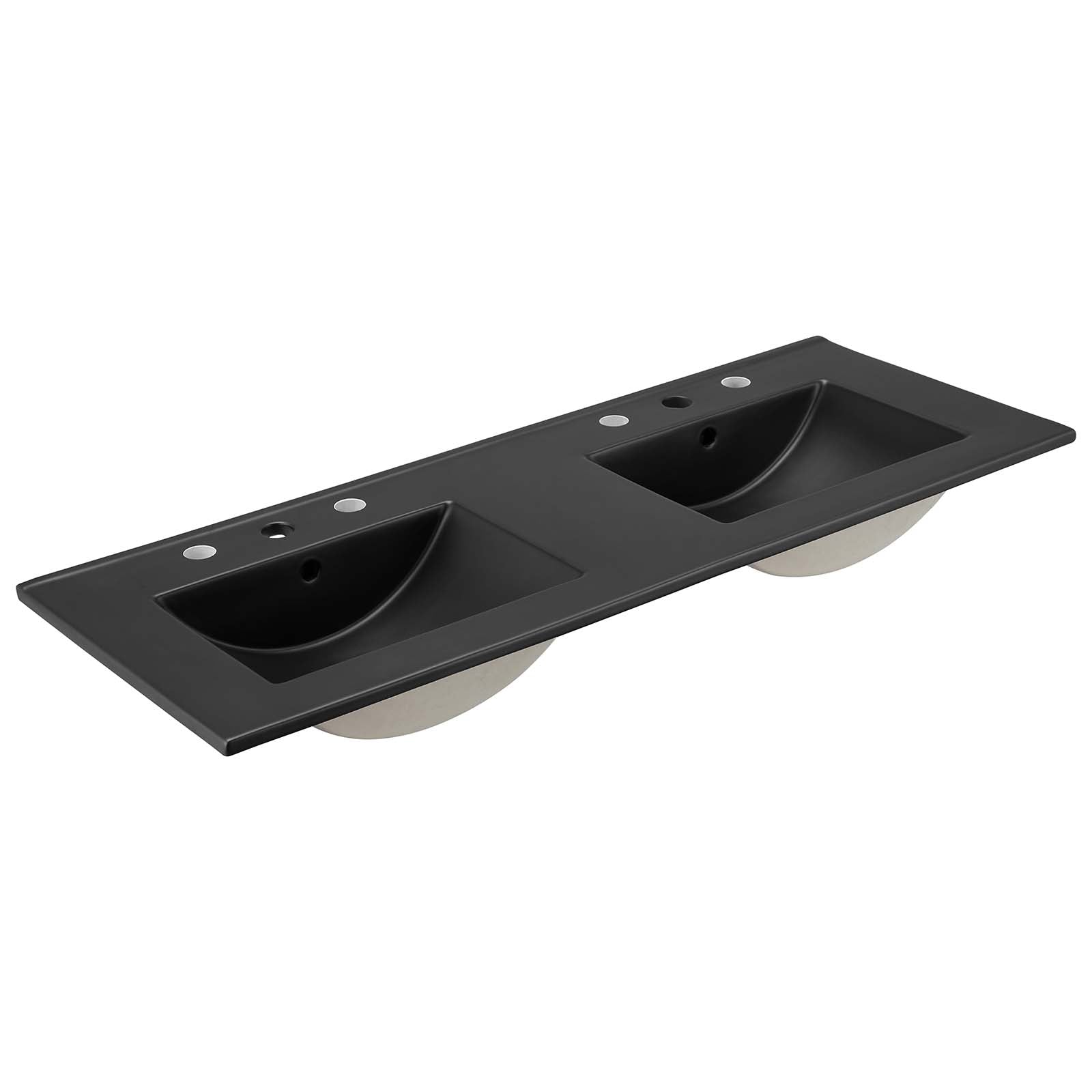 Cayman 48" Double Basin Bathroom Sink - East Shore Modern Home Furnishings