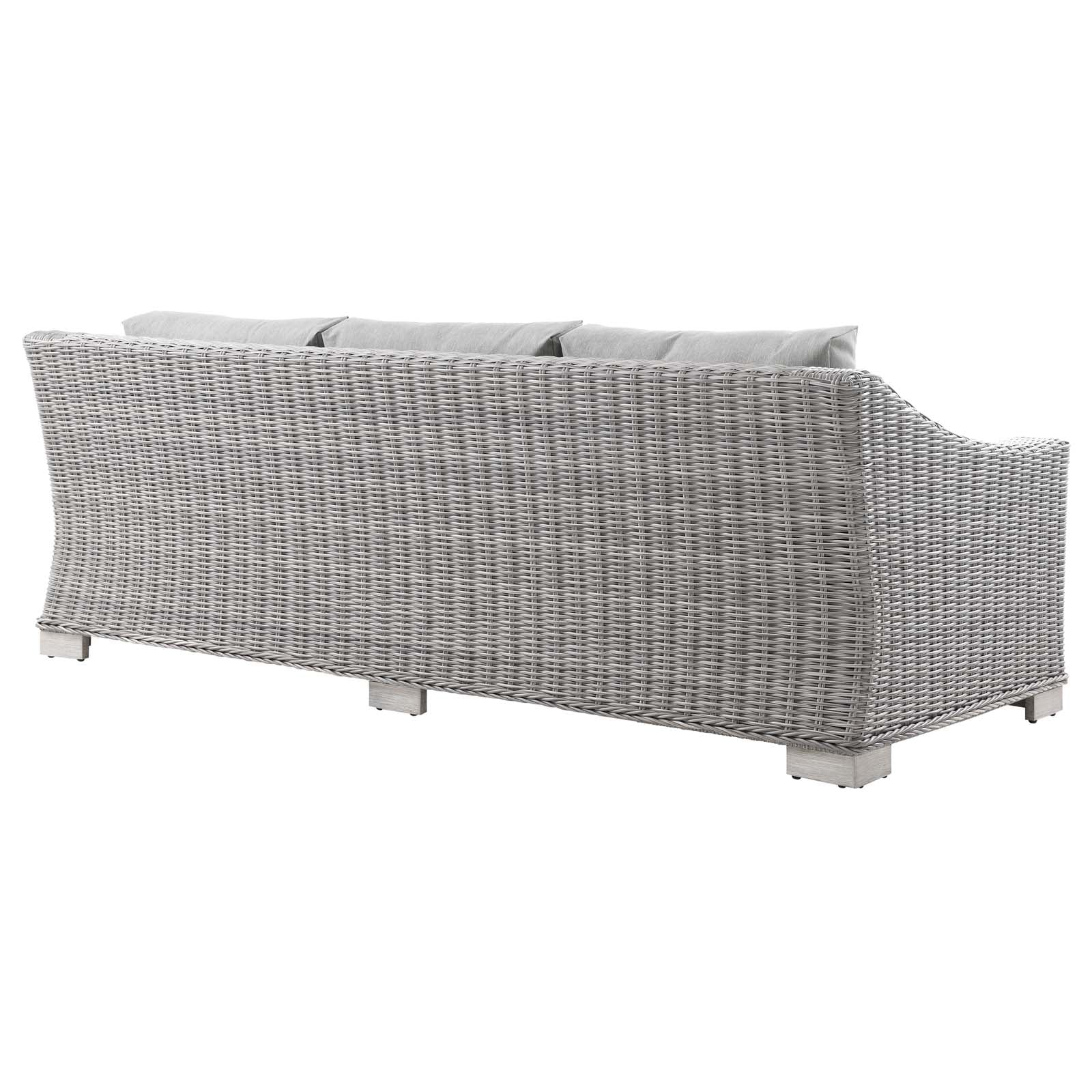 Conway 4-Piece Outdoor Patio Wicker Rattan Furniture Set