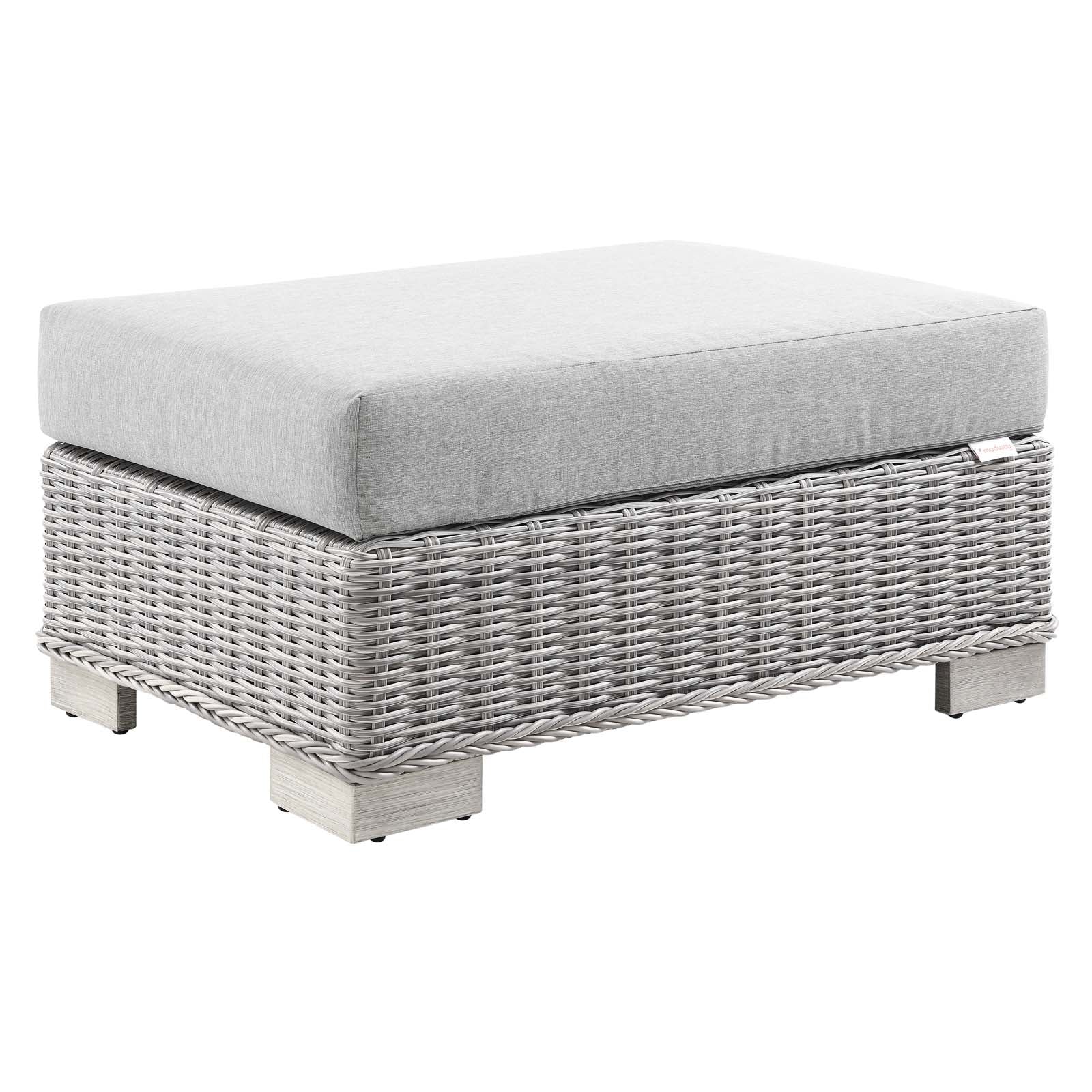Conway Outdoor Patio Wicker Rattan 6-Piece Sectional Sofa Furniture Set