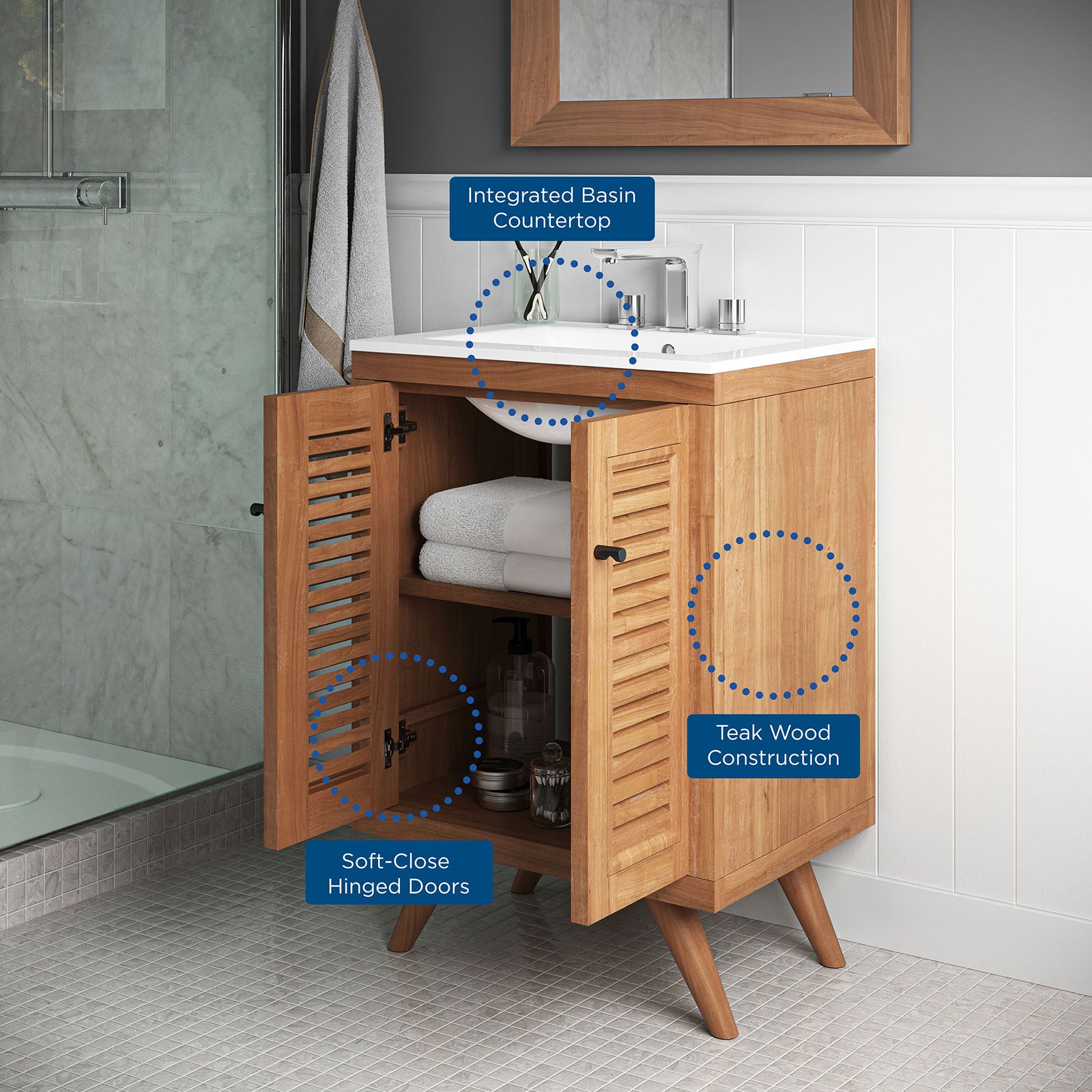 Birdie 24" Bathroom Vanity - East Shore Modern Home Furnishings
