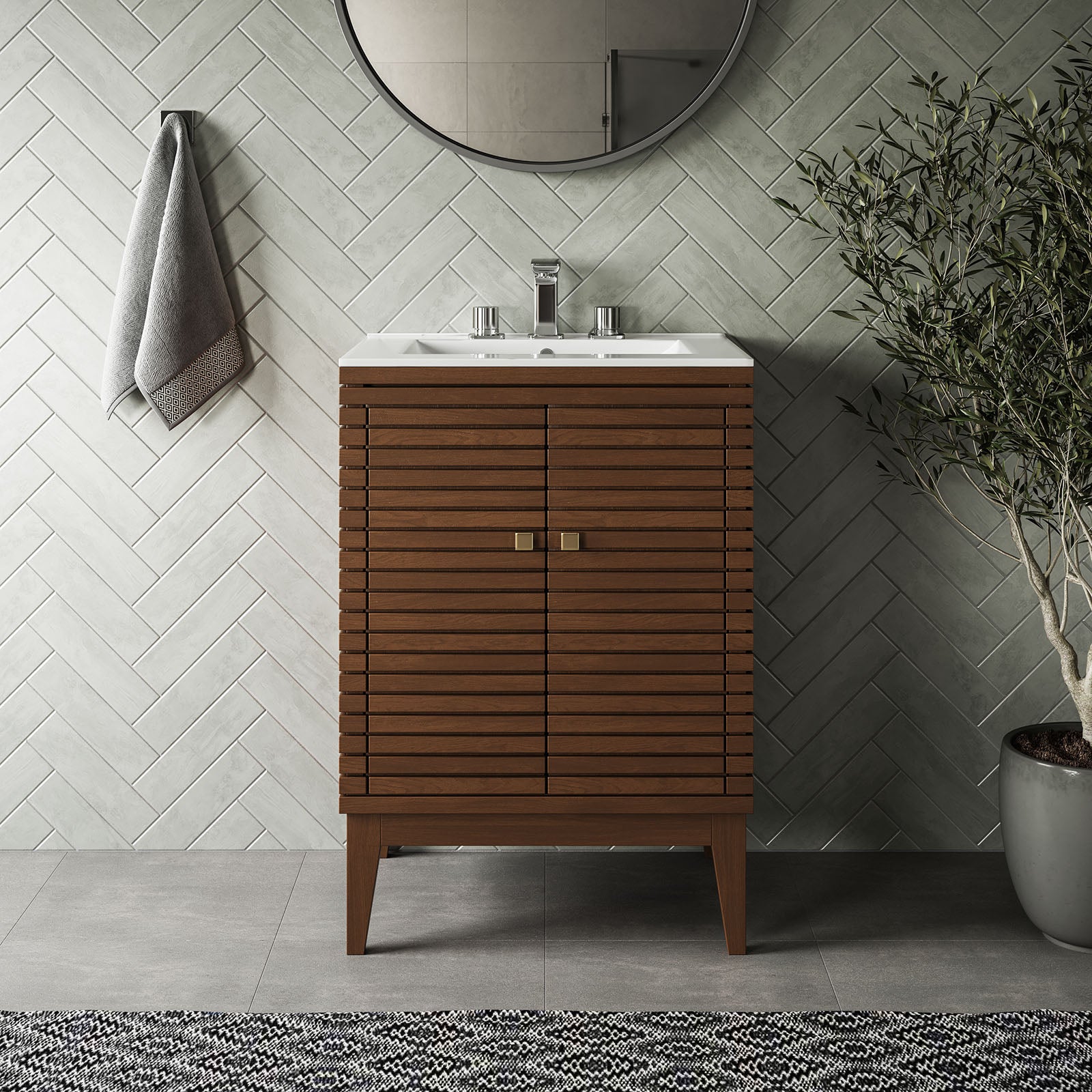 Ledger 24" Bathroom Vanity - East Shore Modern Home Furnishings