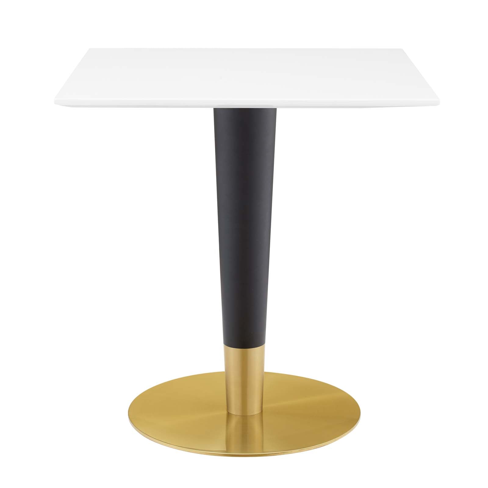 Zinque 28" Square Dining Table - East Shore Modern Home Furnishings