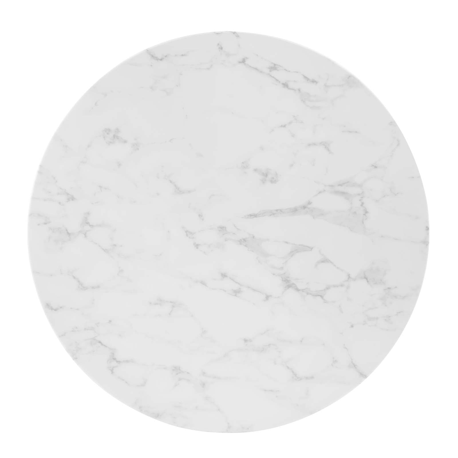 Zinque 36" Artificial Marble Dining Table - East Shore Modern Home Furnishings