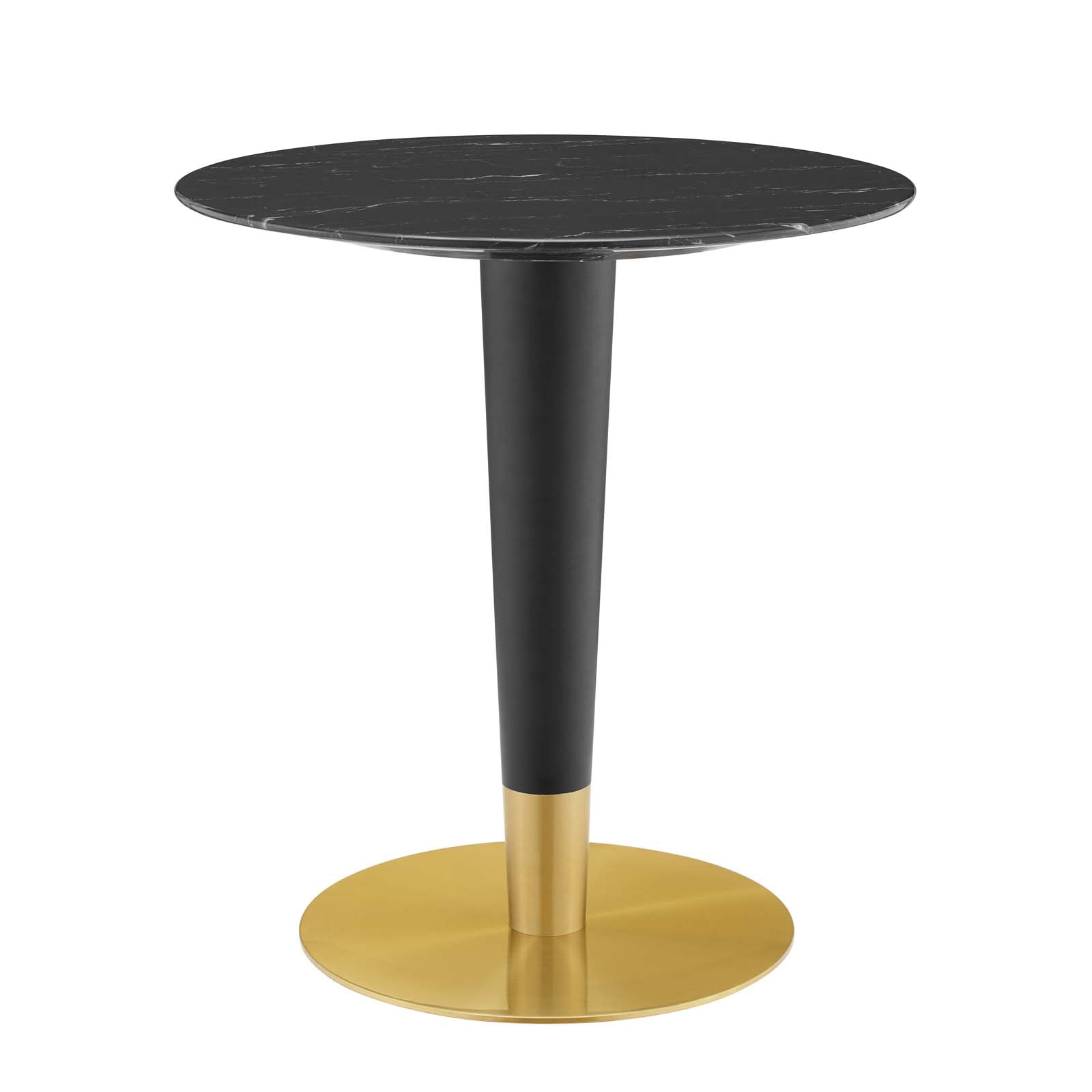 Zinque 28" Artificial Marble Dining Table - East Shore Modern Home Furnishings