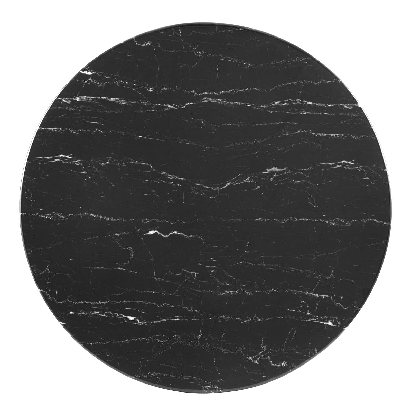 Zinque 28" Artificial Marble Dining Table - East Shore Modern Home Furnishings