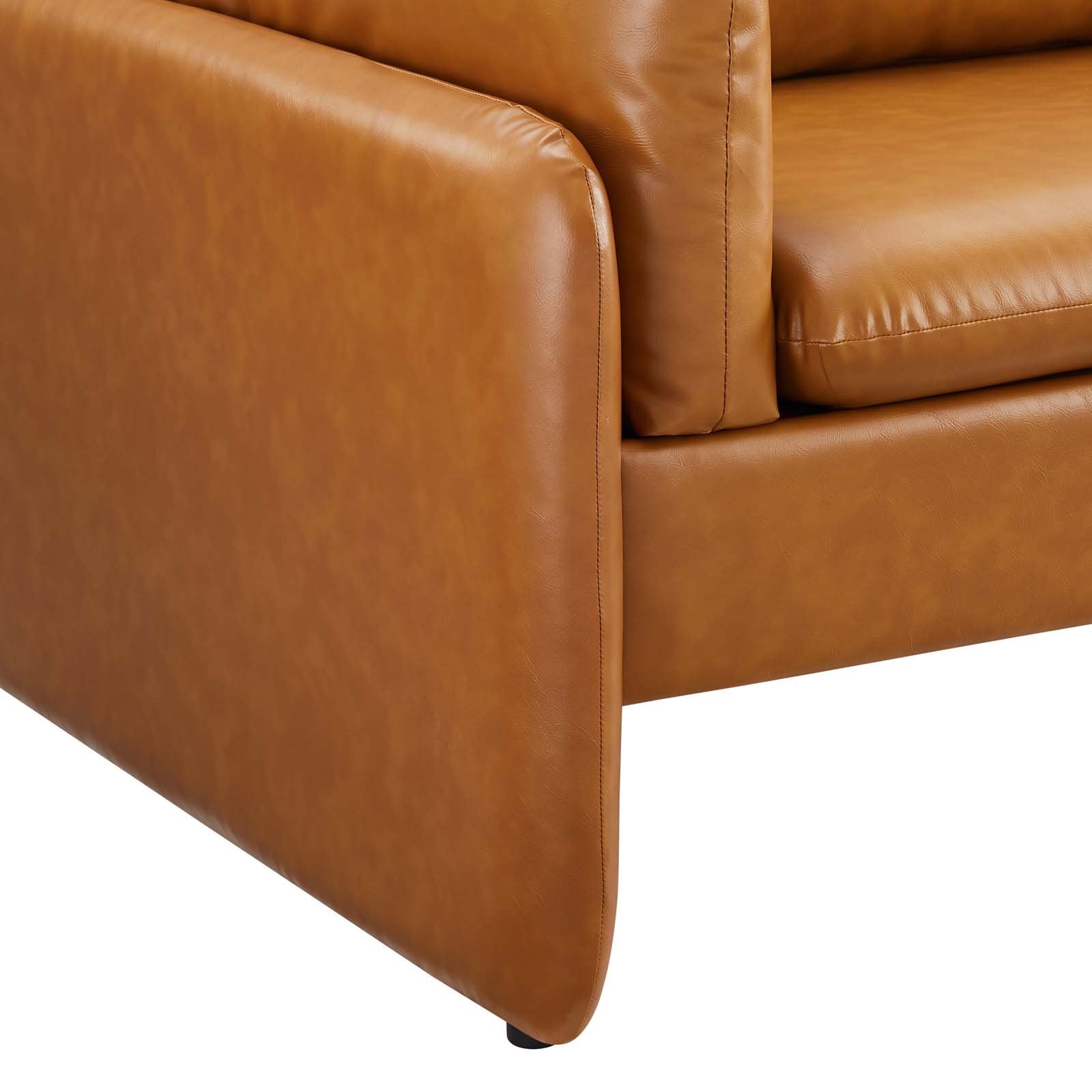Indicate Vegan Leather Sofa