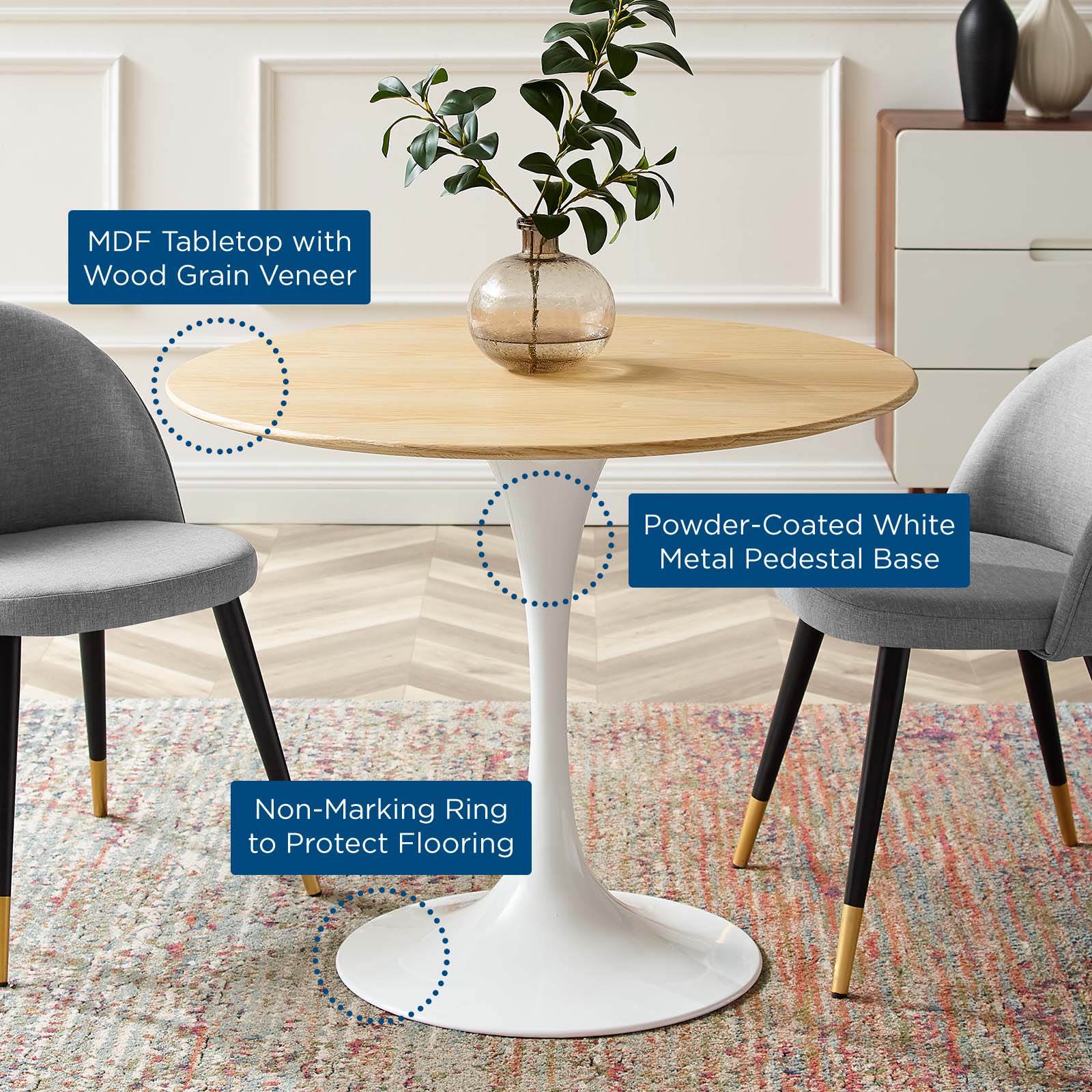 Lippa 36" Dining Table