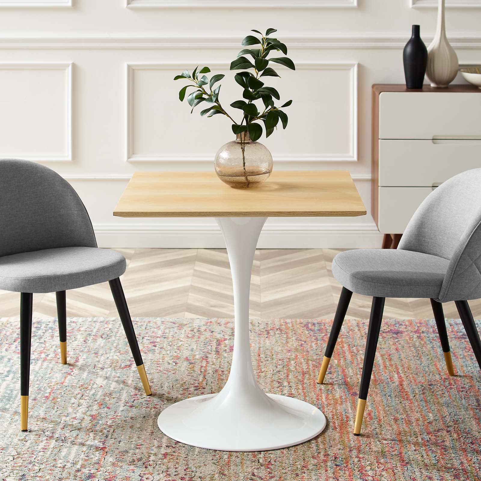 Lippa 28" Square Dining Table - East Shore Modern Home Furnishings