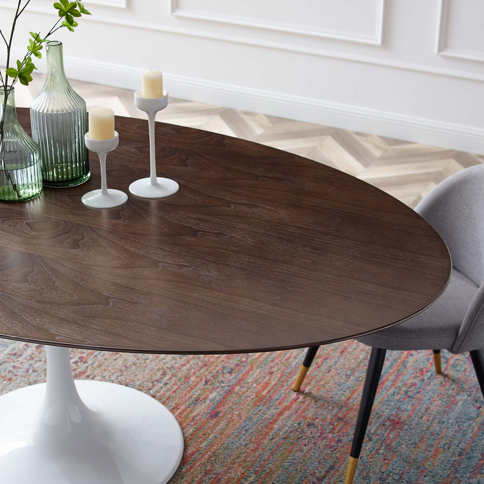 Lippa 78" Oval Dining Table - East Shore Modern Home Furnishings