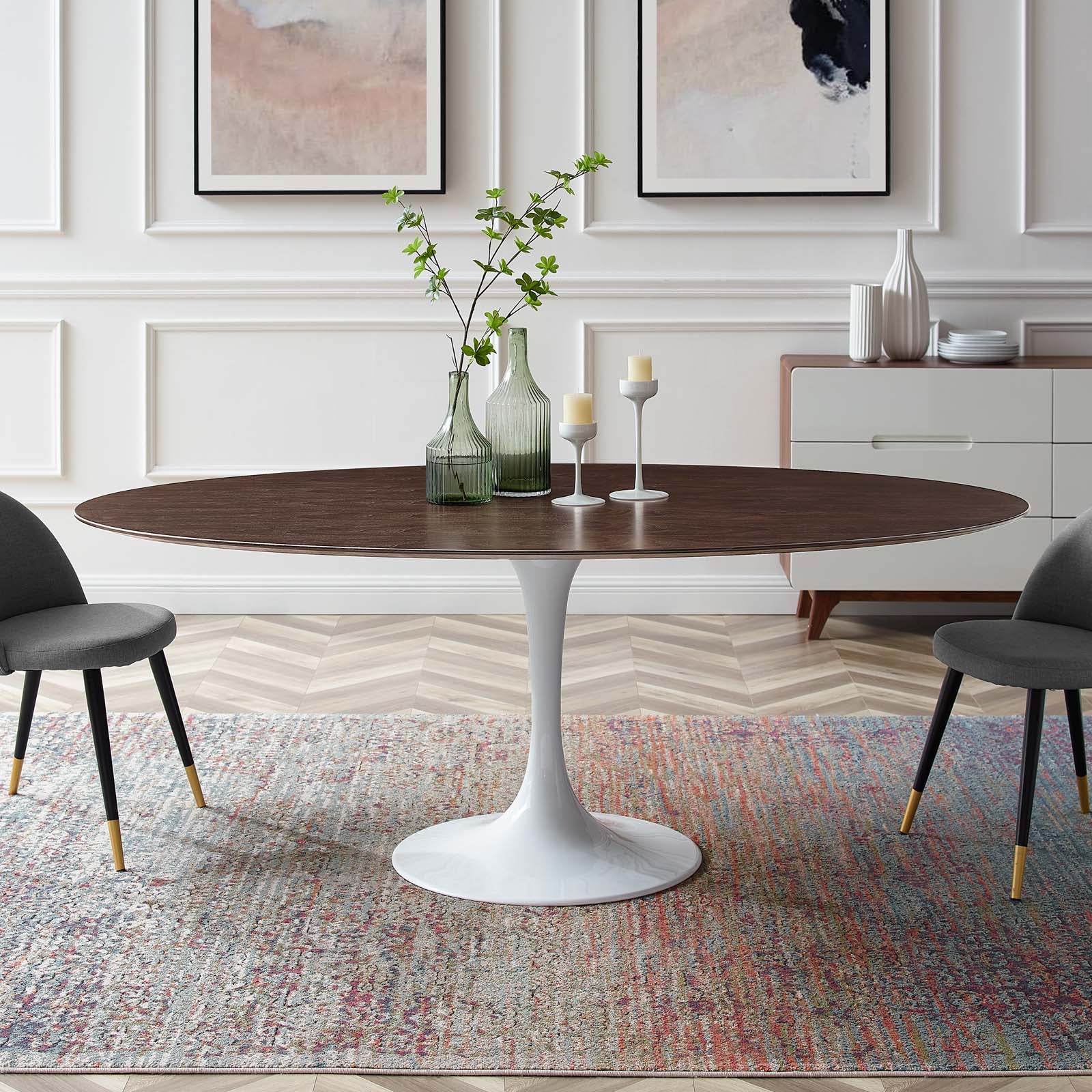 Lippa 78" Oval Dining Table