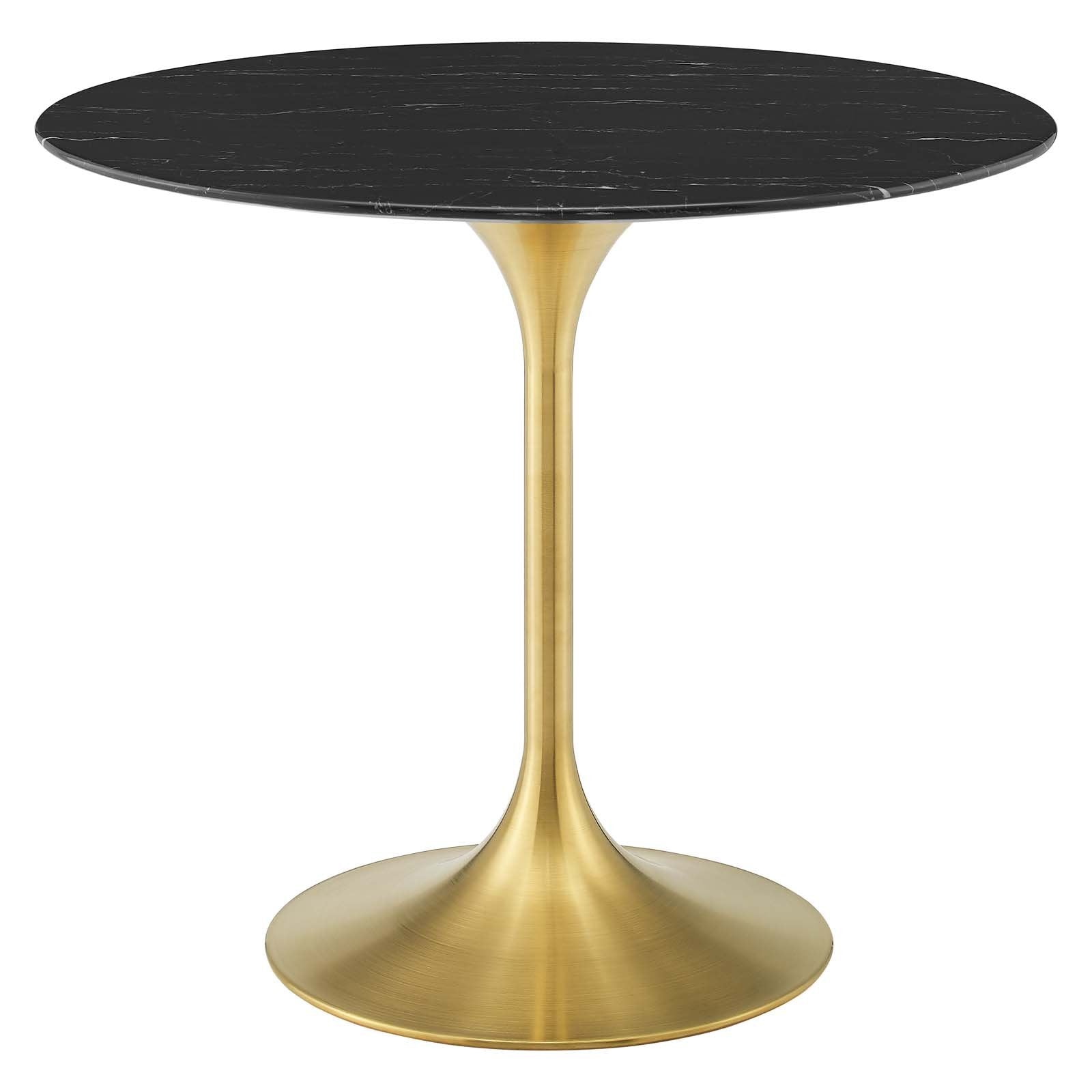 Lippa 36" Artificial Marble Dining Table - East Shore Modern Home Furnishings