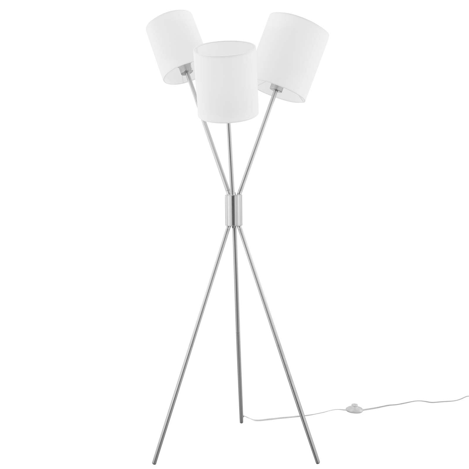 Alexa 3-Light Floor Lamp - East Shore Modern Home Furnishings