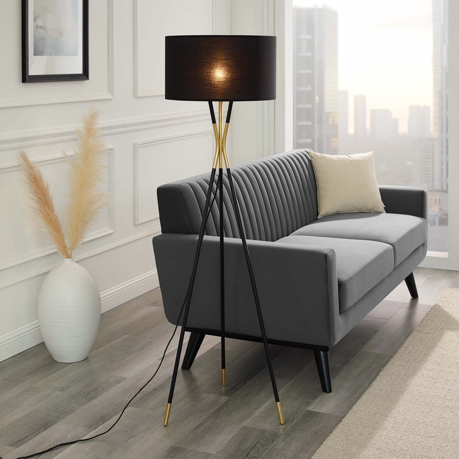 Audrey Standing Floor Lamp - East Shore Modern Home Furnishings