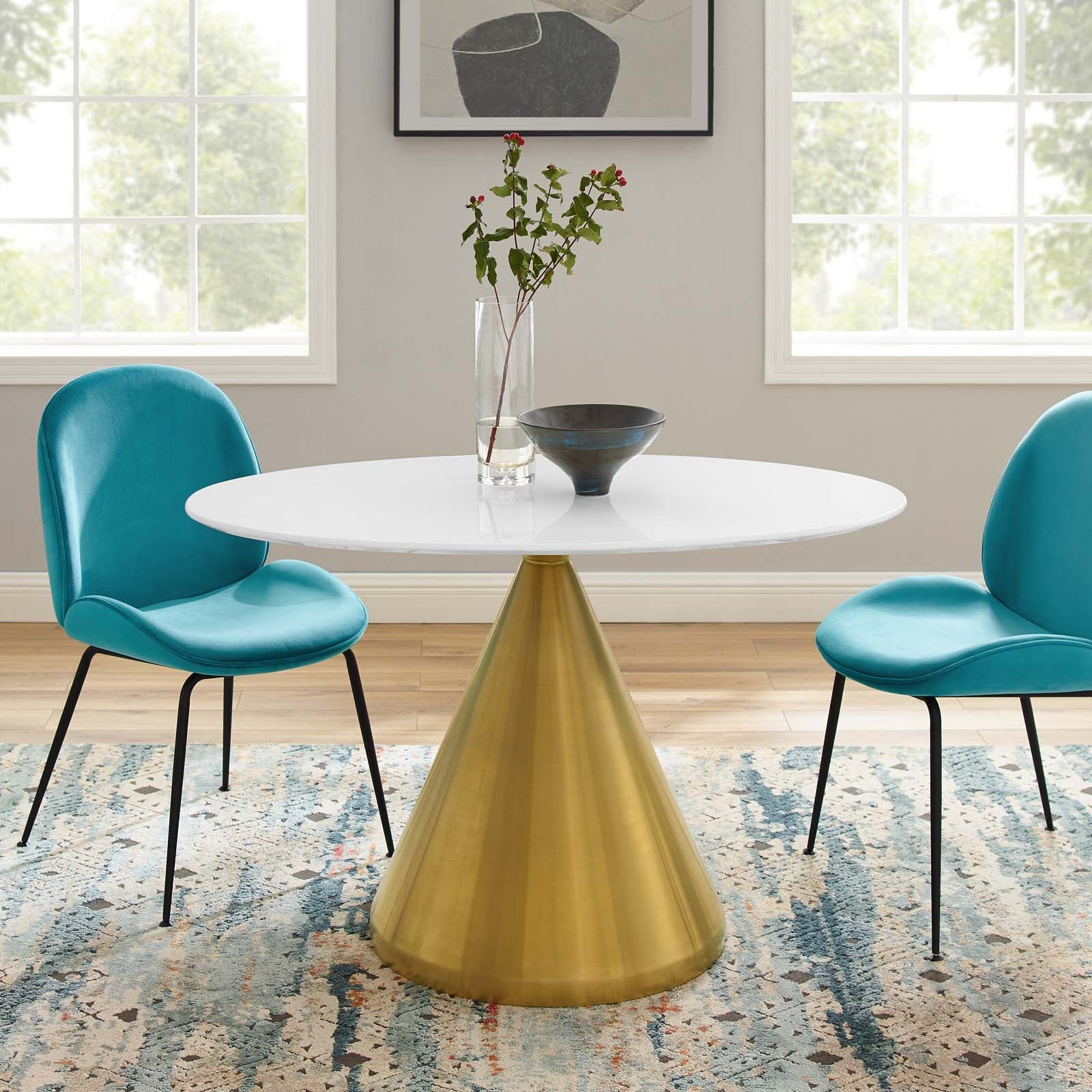 Tupelo 48" Oval Dining Table - East Shore Modern Home Furnishings