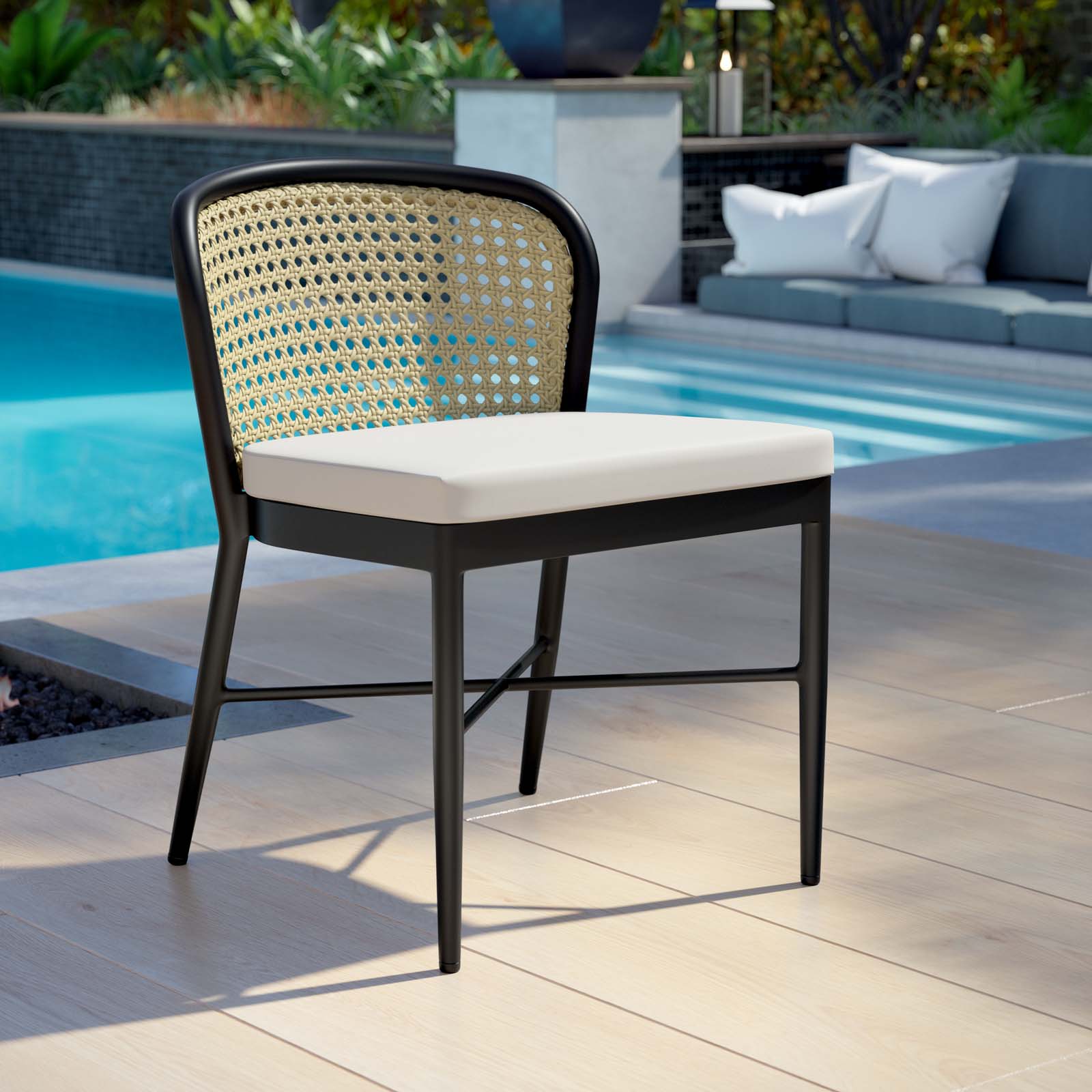 Melbourne Outdoor Patio Dining Side Chair - East Shore Modern Home Furnishings