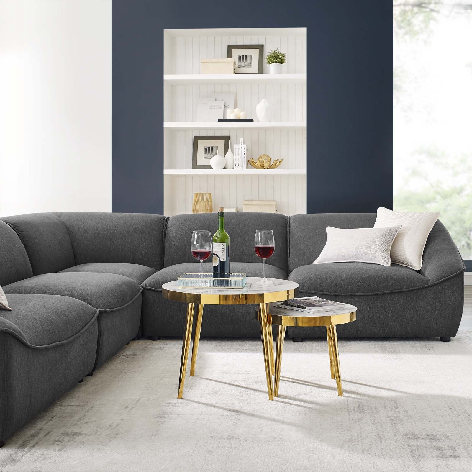 Comprise 5-Piece Sectional Sofa - East Shore Modern Home Furnishings