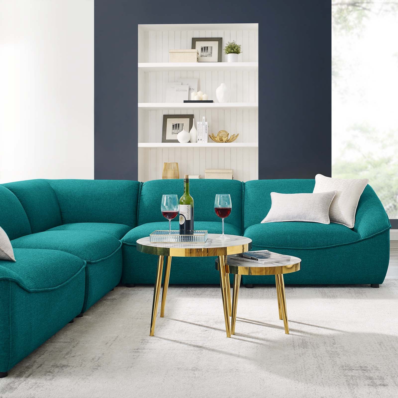 Comprise 5-Piece Sectional Sofa - East Shore Modern Home Furnishings