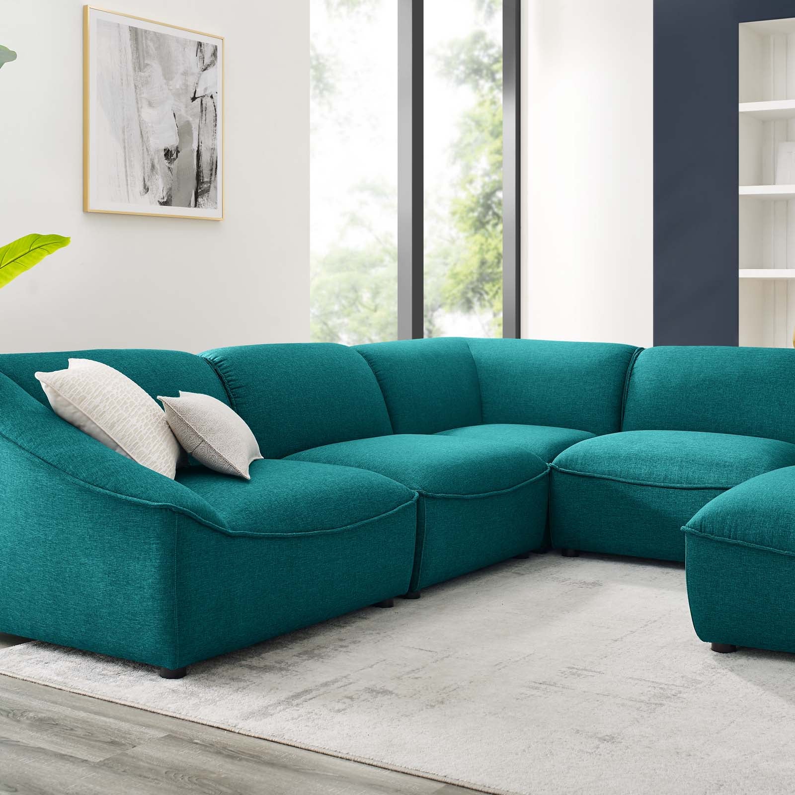 Comprise 6-Piece Sectional Sofa - East Shore Modern Home Furnishings